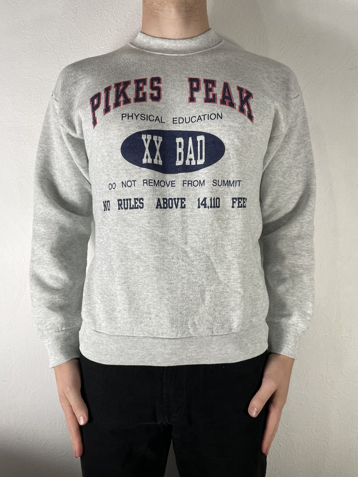Fruit Of The Loom × Vintage Vintage Pikes Peak Phisical Education Sweatshirt Made in USA Size US L / EU 52-54 / 3 - 2 Thumbnail