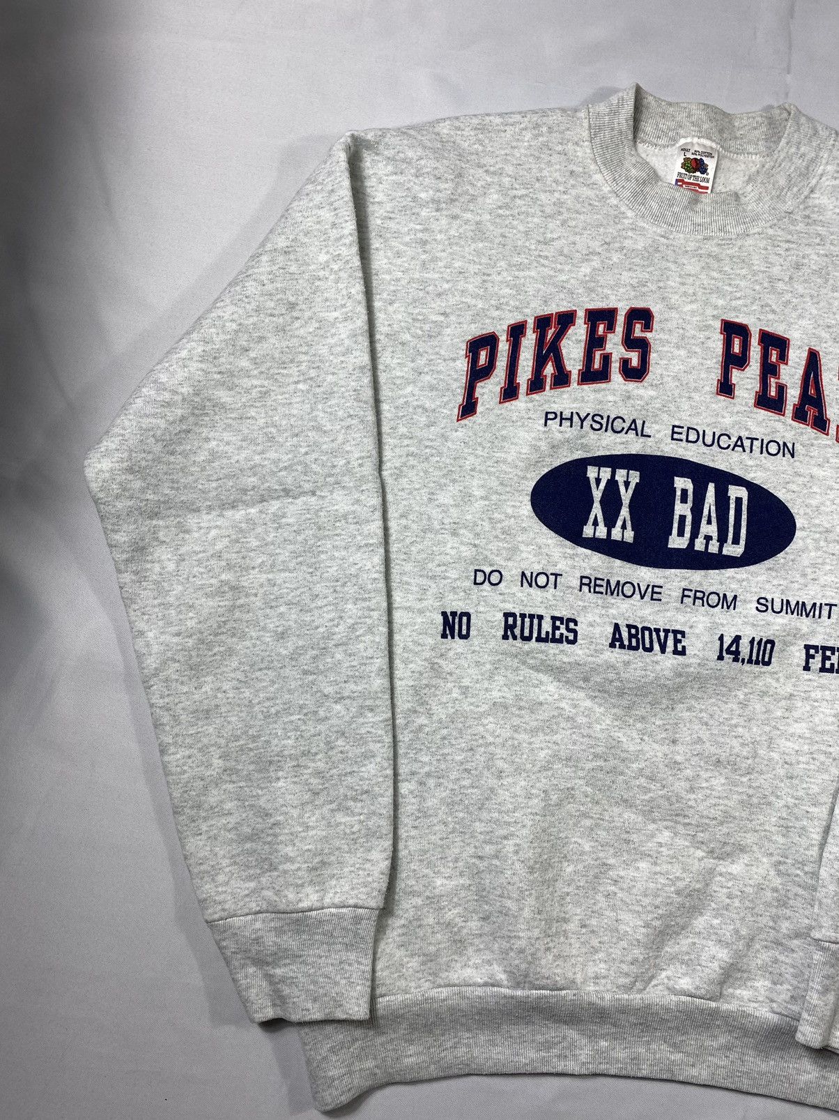 Fruit Of The Loom × Vintage Vintage Pikes Peak Phisical Education Sweatshirt Made in USA Size US L / EU 52-54 / 3 - 5 Thumbnail