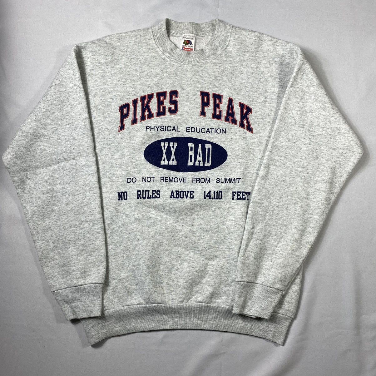 Fruit Of The Loom × Vintage Vintage Pikes Peak Phisical Education Sweatshirt Made in USA Size US L / EU 52-54 / 3 - 6 Thumbnail