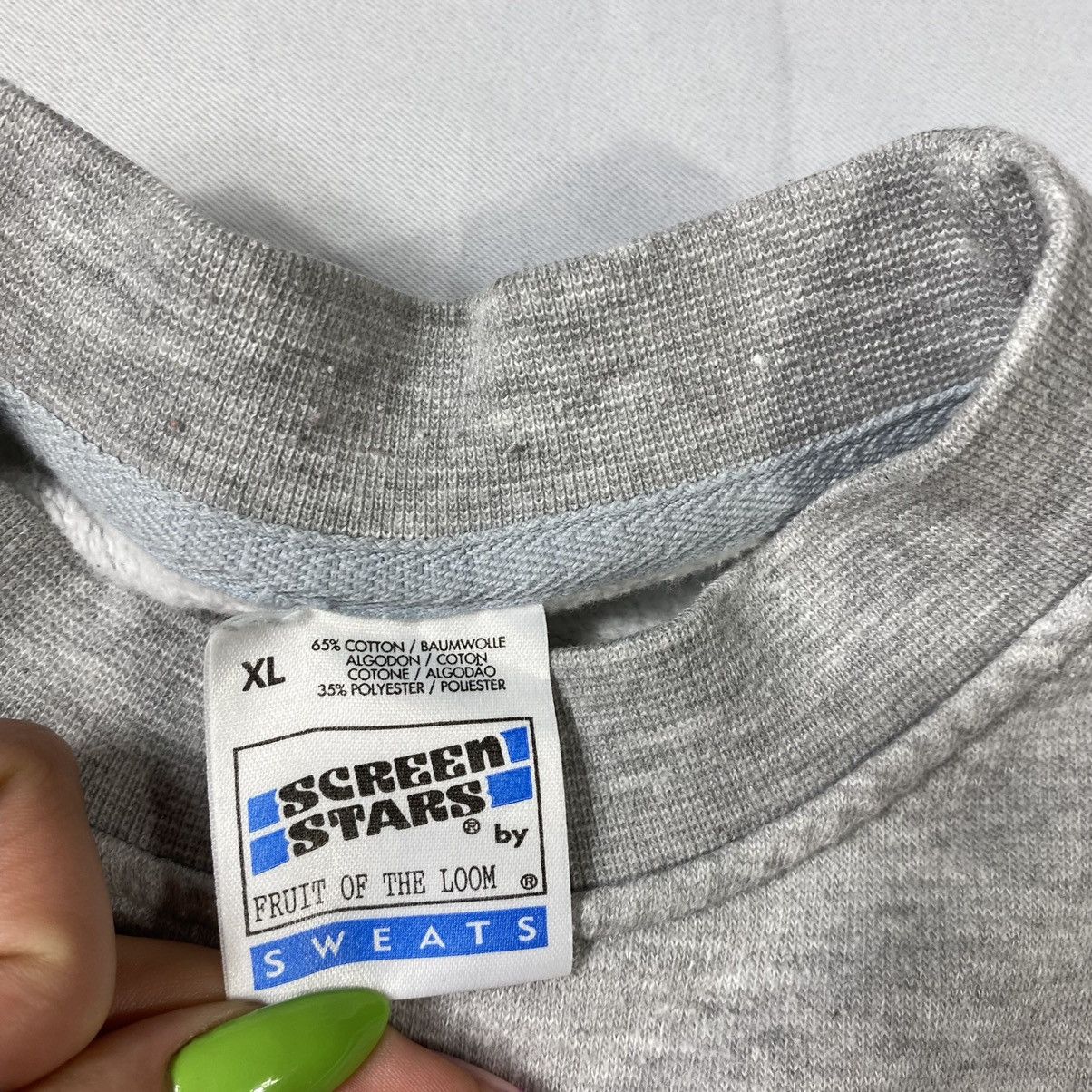 Vintage Vintage 90s Gran Canaria Grey Sweatshirt Screen Star Size US L / EU 52-54 / 3 - 8 Thumbnail