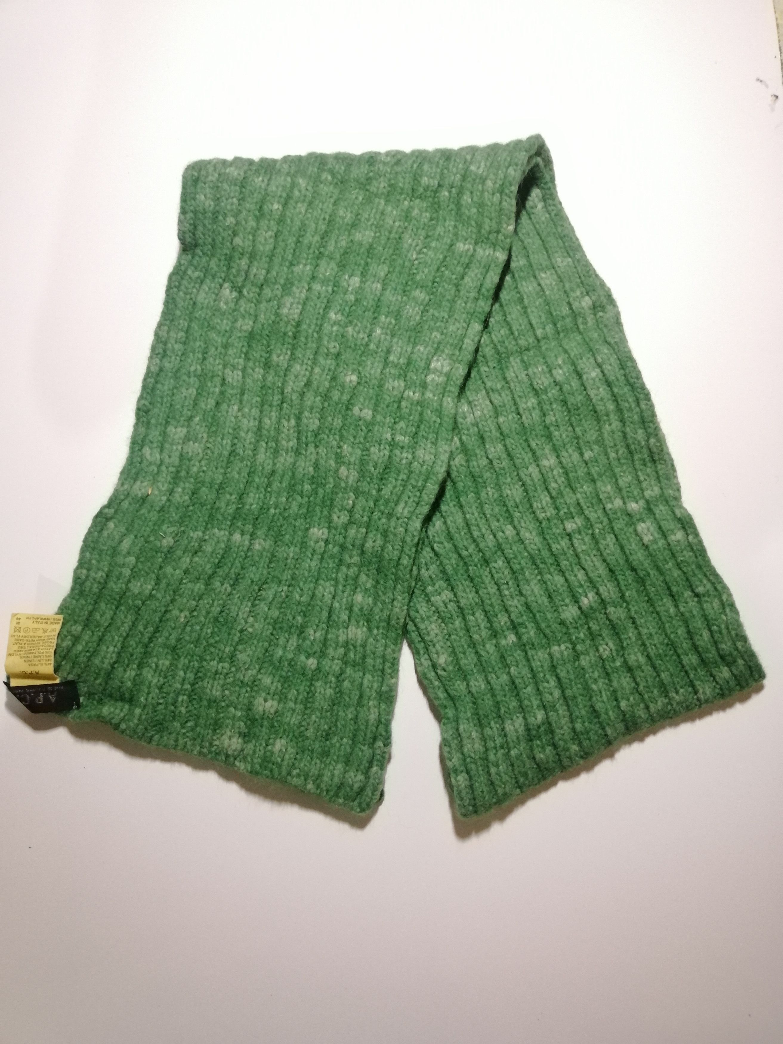 A.P.C. × Designer Vintage APC paris knited wool scarf made in Italy - B01 Size ONE SIZE - 3 Thumbnail