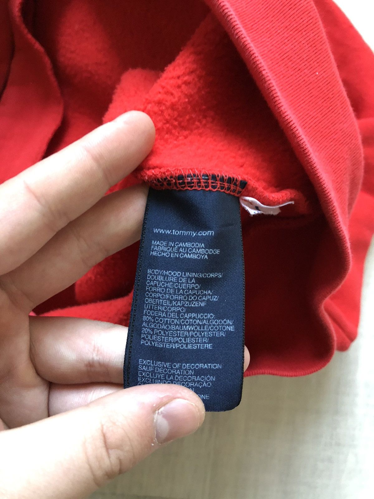 Tommy Hilfiger Vintage Tommy Hilfiger Hoodie Zip Up Big Logo Size S Size US S / EU 44-46 / 1 - 10 Thumbnail