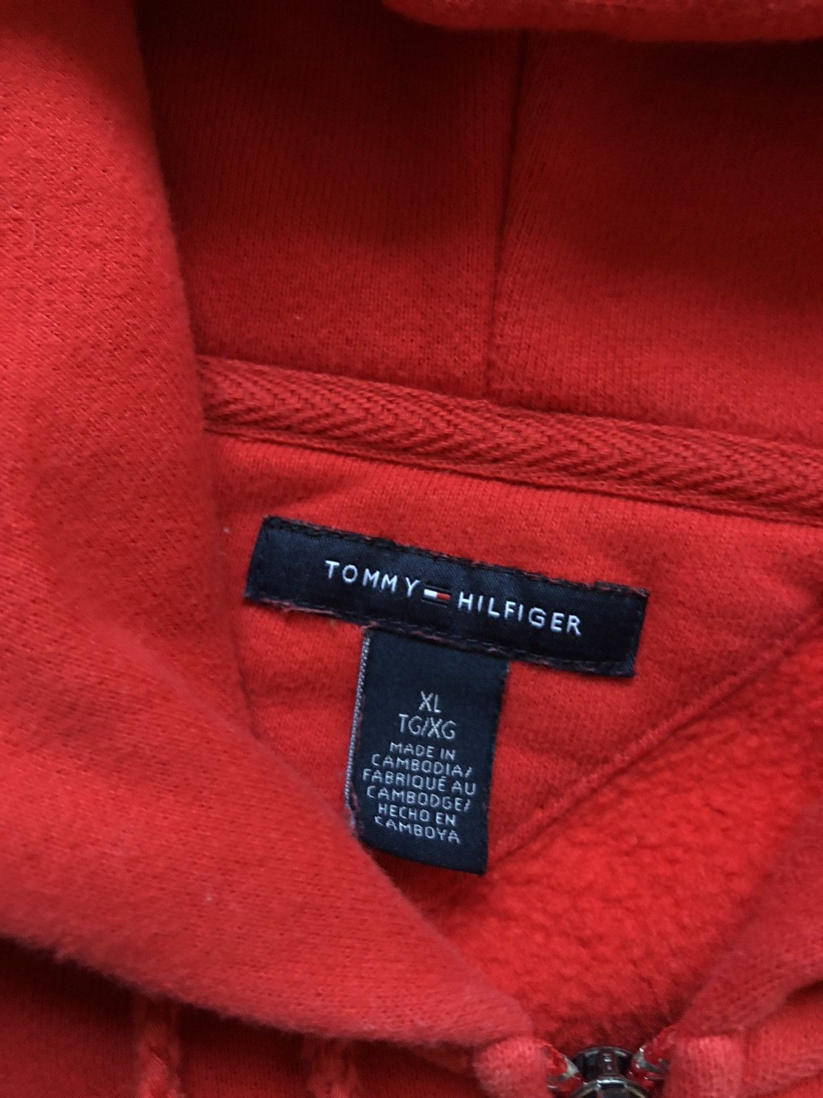 Tommy Hilfiger Vintage Tommy Hilfiger Hoodie Zip Up Big Logo Size S Size US S / EU 44-46 / 1 - 9 Thumbnail