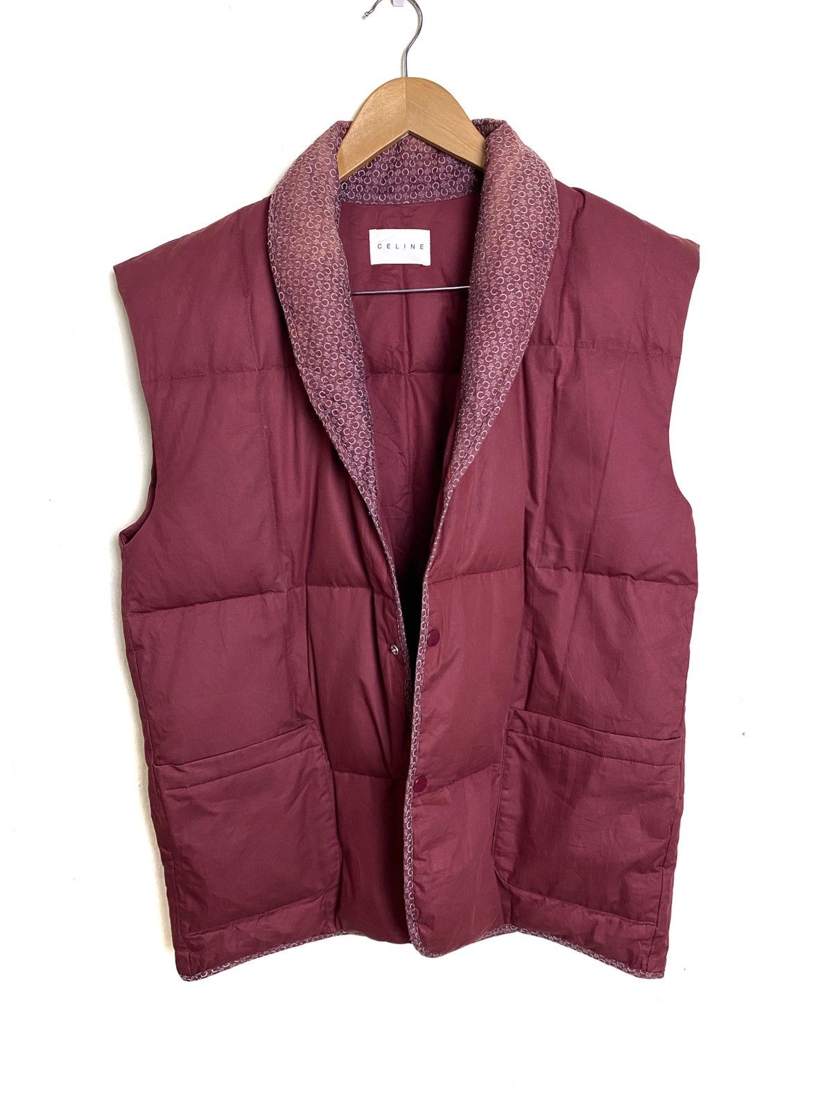 Celine Iconic Celine Goose Puffer Down Vest Jacket Size US L / EU 52-54 / 3 - 1 Thumbnail