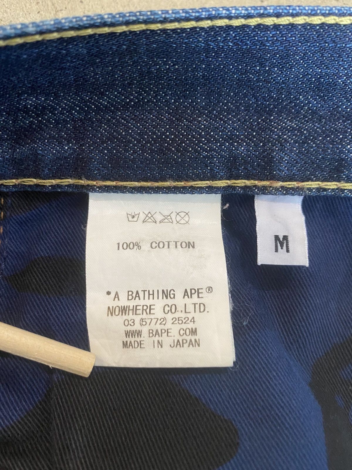 Bape Bapesta Denim Size US 34 / EU 50 - 11 Thumbnail