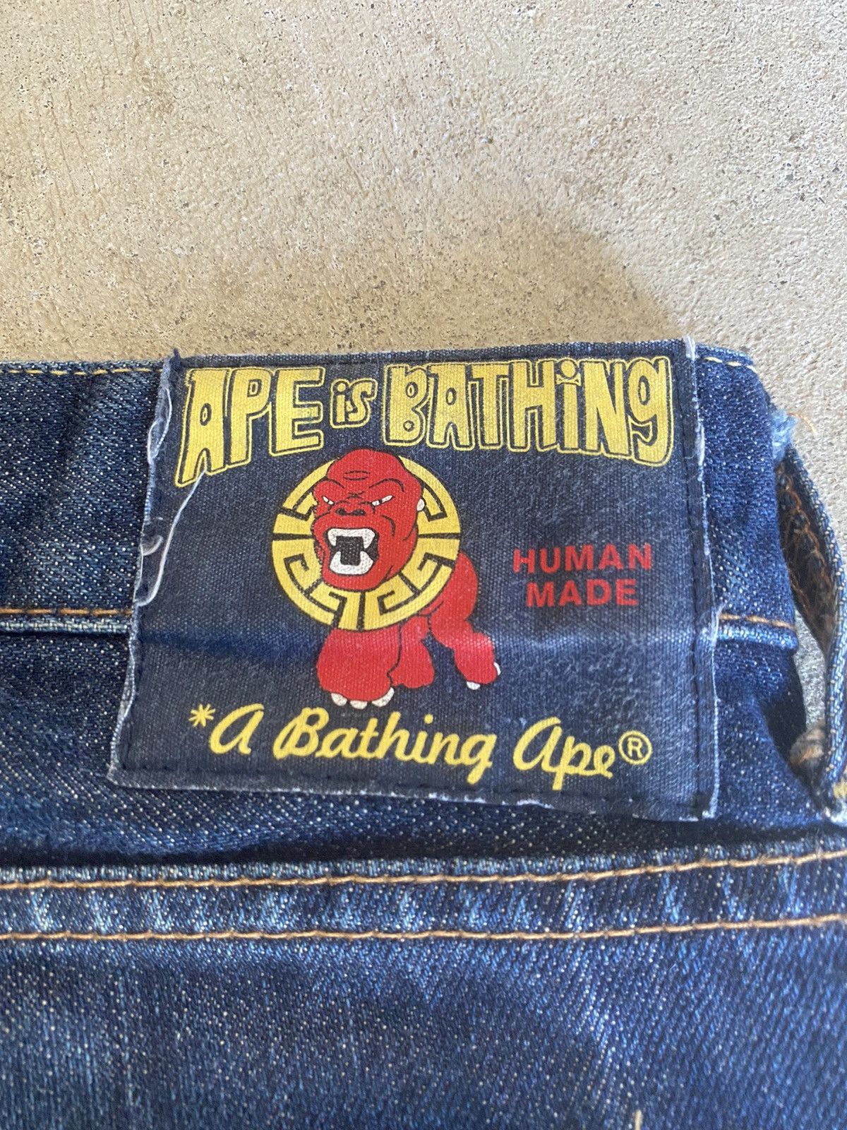 Bape Bapesta Denim Size US 34 / EU 50 - 9 Thumbnail