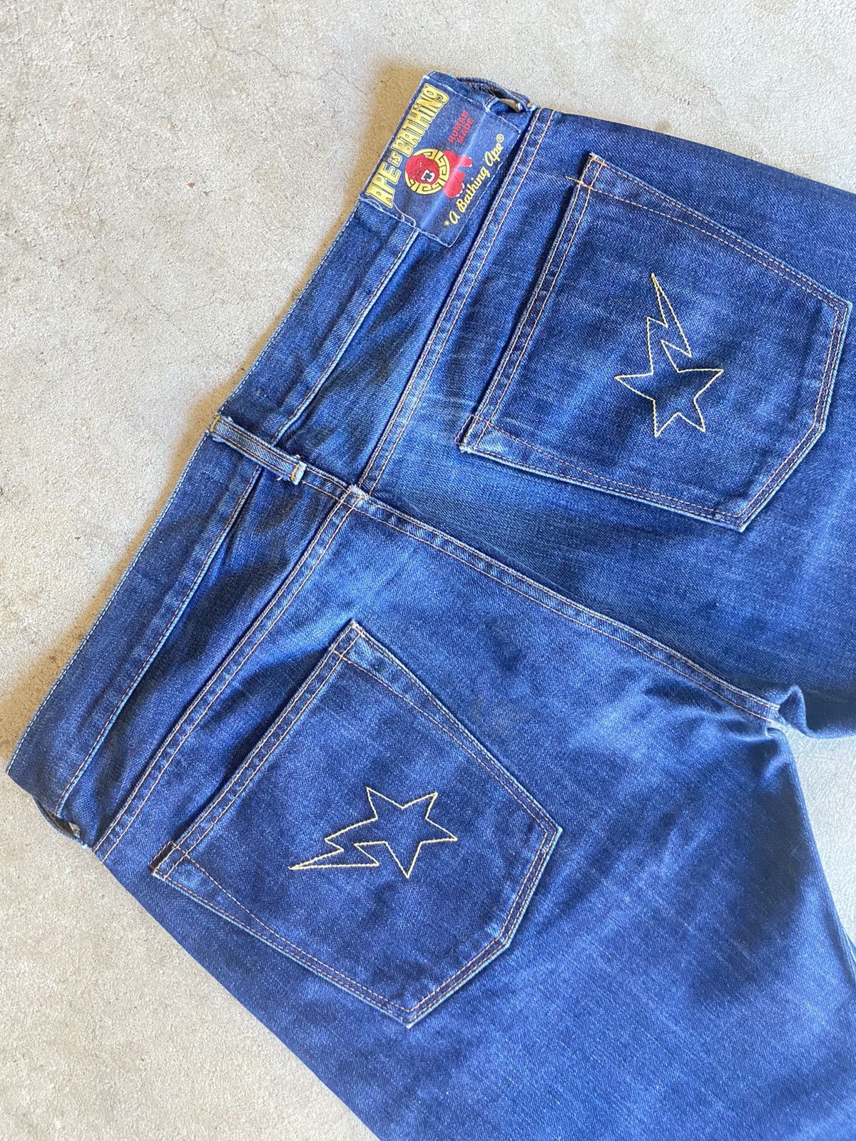 Bape Bapesta Denim Size US 34 / EU 50 - 2 Thumbnail
