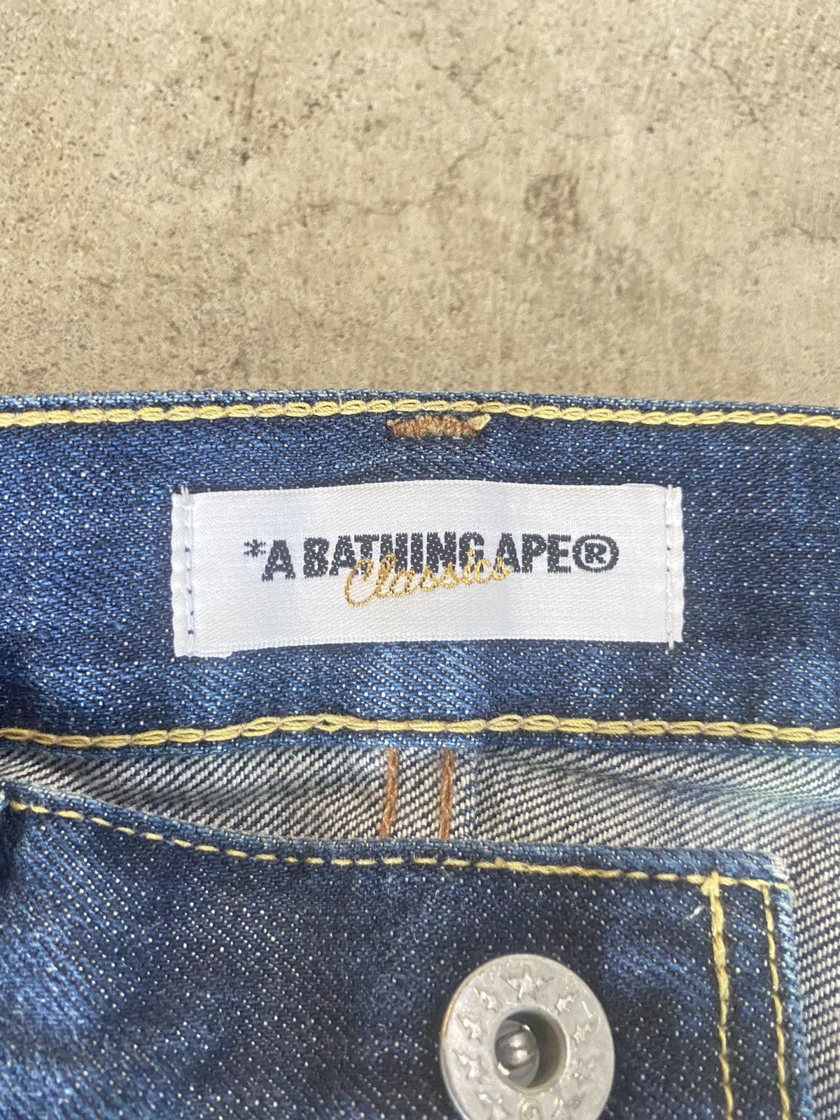 Bape Bapesta Denim Size US 34 / EU 50 - 6 Thumbnail