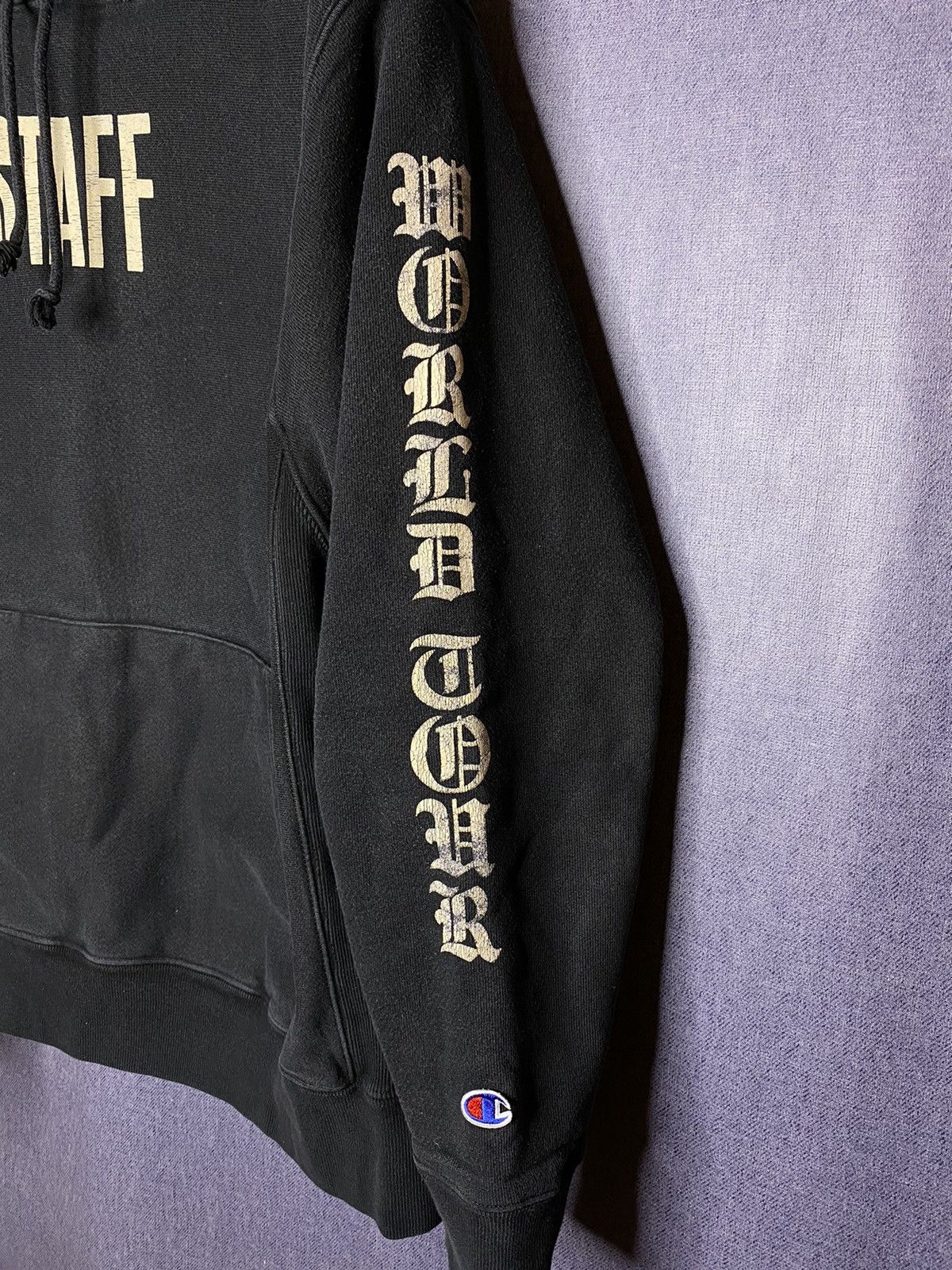 Champion × Justin Bieber Bieber x Champion Purpose Tour Staff rare hoodie FOG Size US L / EU 52-54 / 3 - 4 Thumbnail