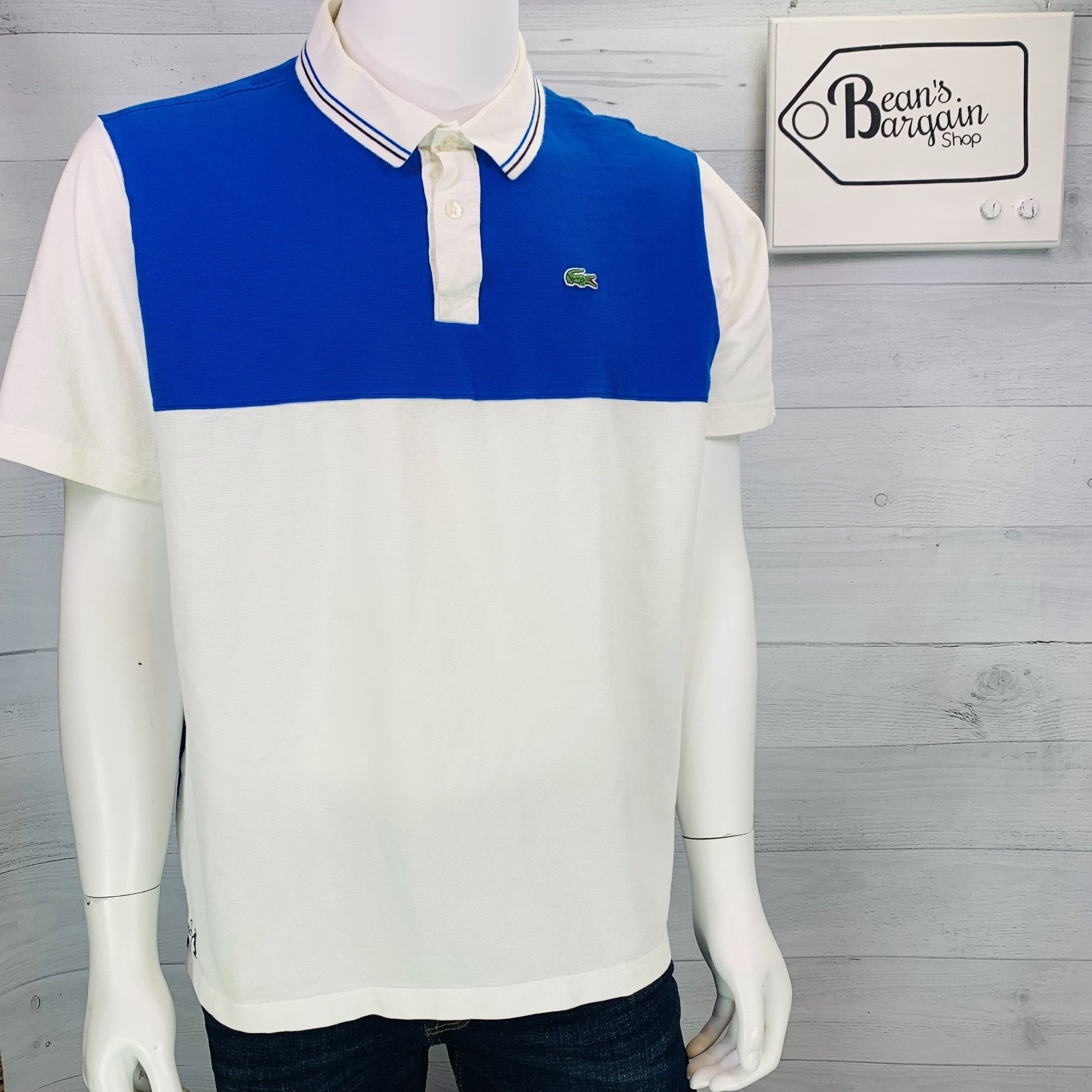 Lacoste Lacoste X Andy Roddick Polo Shirt Blue White Color | Grailed
