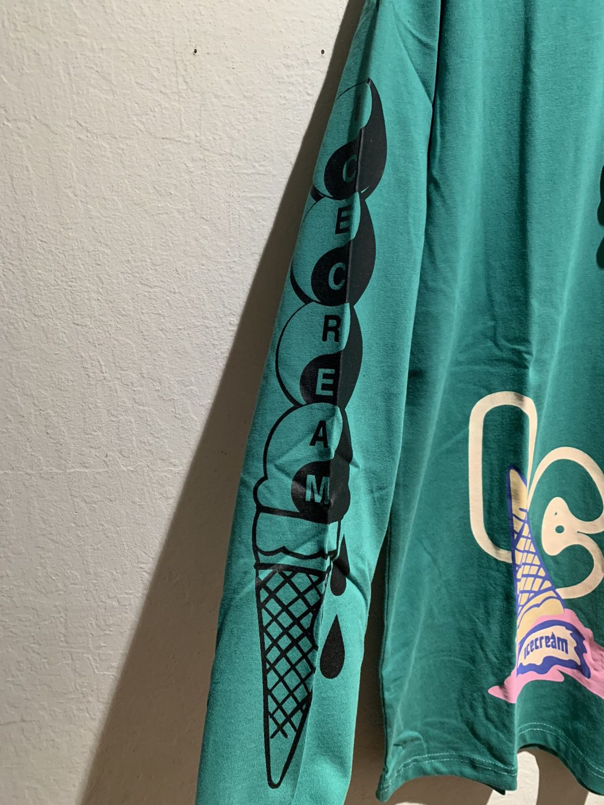 Billionaire Boys Club × Icecream × Pharrell *RARE* New Ice Cream BBC Cone Print Long Sleeve Shirt Large Size US L / EU 52-54 / 3 - 3 Thumbnail