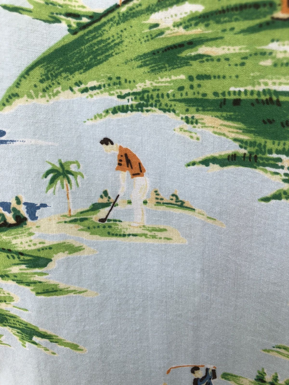 Mademoiselle Non Non Vintage PAPAS Japan Golf Island Rayon Baggy Hawaiian Shirt Size US M / EU 48-50 / 2 - 11 Thumbnail
