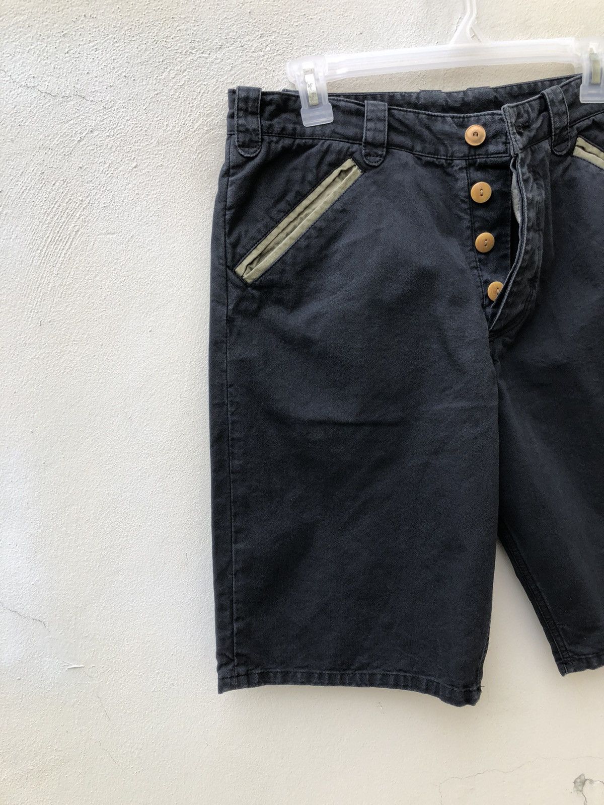 Studio D'Artisan ACCHA Japan Unity Made Flap Pocket Two Tone Short Pant Size US 31 - 9 Thumbnail