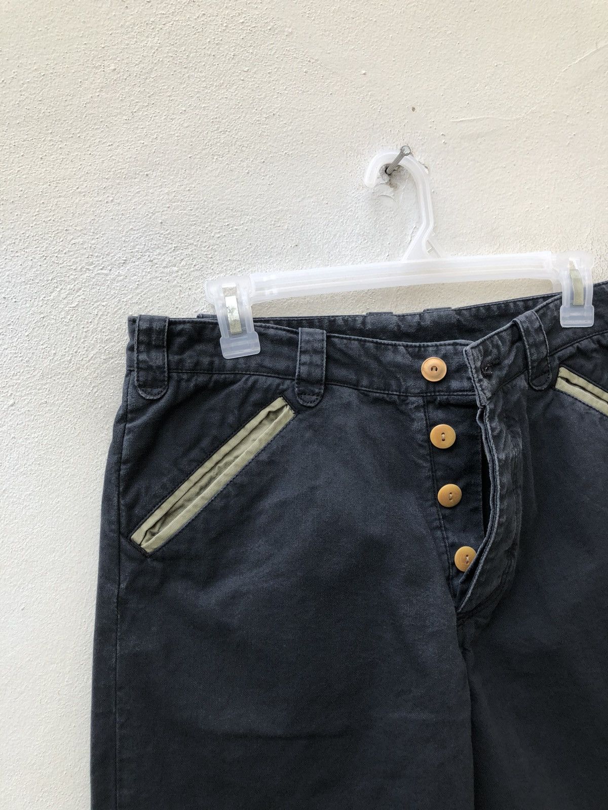 Studio D'Artisan ACCHA Japan Unity Made Flap Pocket Two Tone Short Pant Size US 31 - 8 Thumbnail