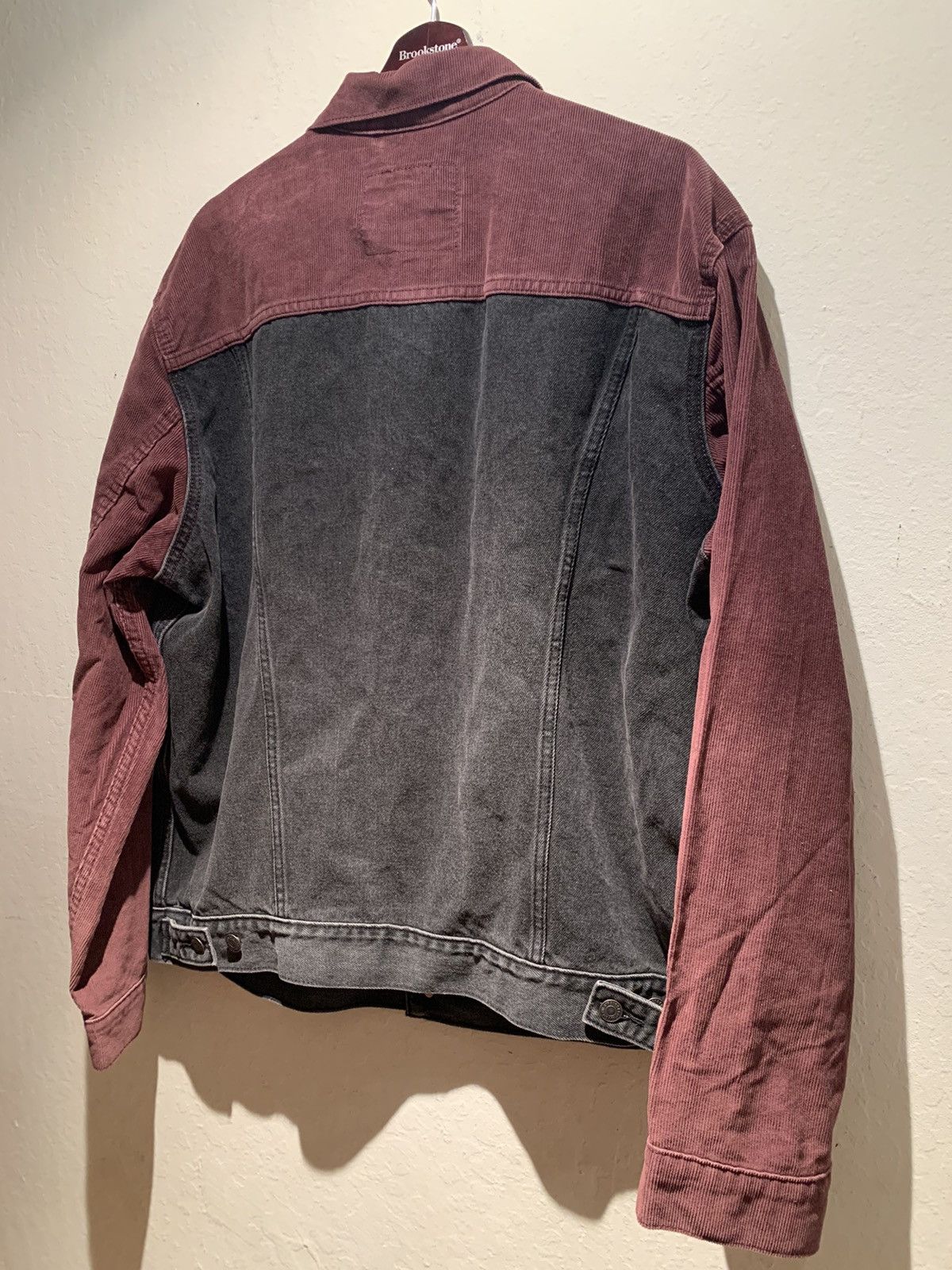 Levi's × Levi's Vintage Clothing *RARE* New Levi’s Red Corduroy Black Denim Jacket - XL Size US XL / EU 56 / 4 - 2 Thumbnail