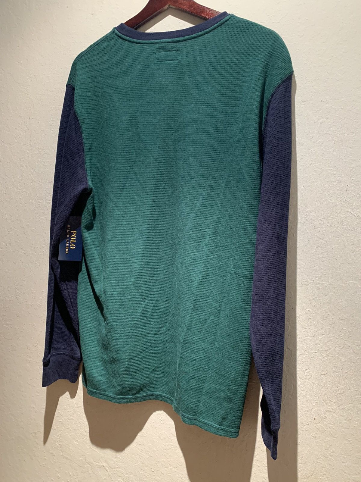 Polo Ralph Lauren *RARE* New Polo Ralph Lauren Crest Embroidered Waffle Shirt Size US XL / EU 56 / 4 - 2 Thumbnail