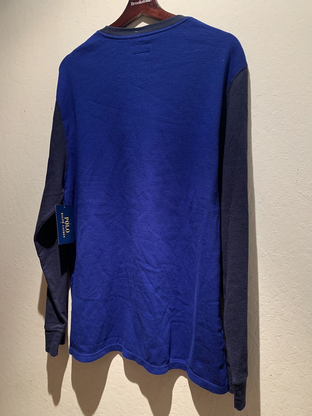 Polo Ralph Lauren *RARE* New Polo Ralph Lauren Crest Embroidered Waffle Shirt Size US XXL / EU 58 / 5 - 2 Thumbnail