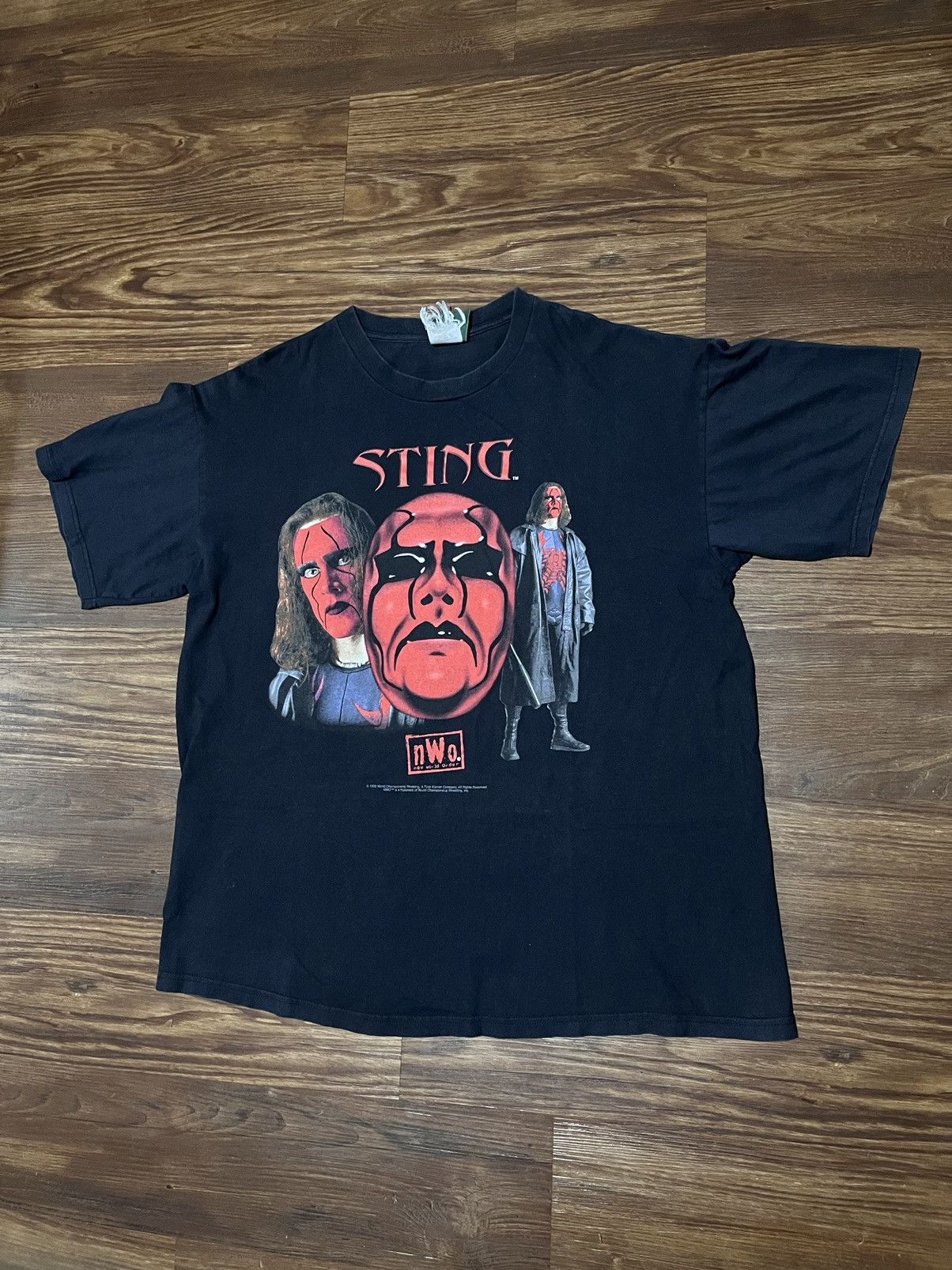 Vintage × WCW/nWo Vintage 1998 sting NWO tee Size US XL / EU 56 / 4 - 1 Thumbnail
