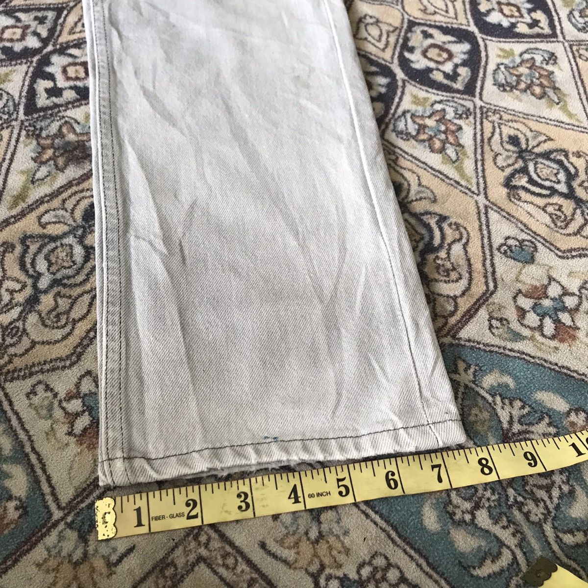 Levi's Vintage 80s Levis 501 Distressed Silver Faded Made in USA Size US 28 / EU 44 - 24 Thumbnail