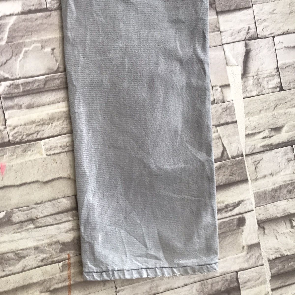 Levi's Vintage 80s Levis 501 Distressed Silver Faded Made in USA Size US 28 / EU 44 - 13 Thumbnail
