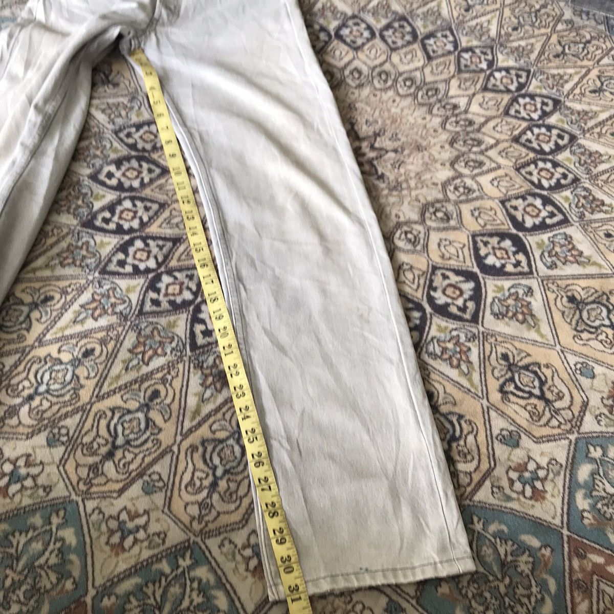 Levi's Vintage 80s Levis 501 Distressed Silver Faded Made in USA Size US 28 / EU 44 - 20 Thumbnail