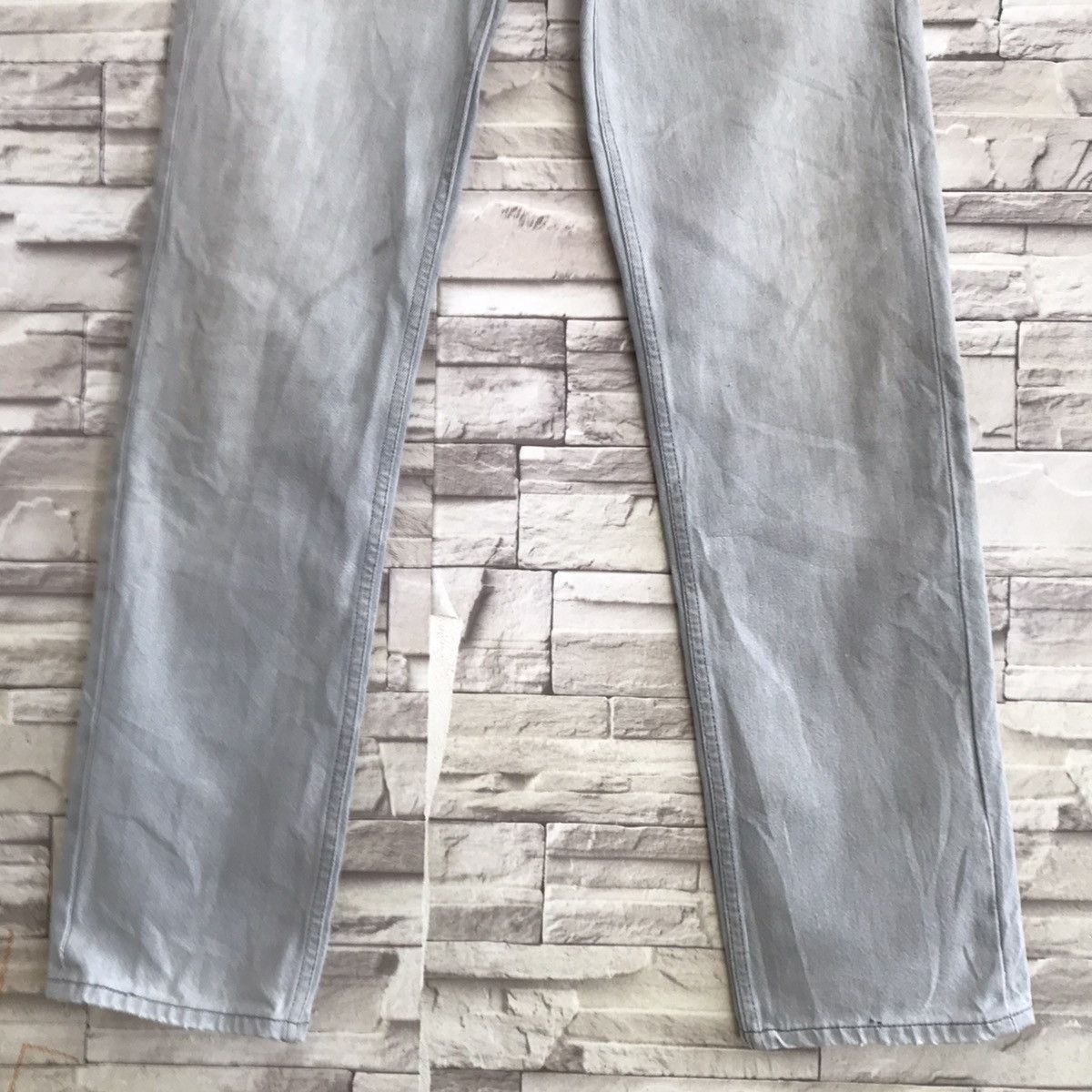 Levi's Vintage 80s Levis 501 Distressed Silver Faded Made in USA Size US 28 / EU 44 - 6 Thumbnail