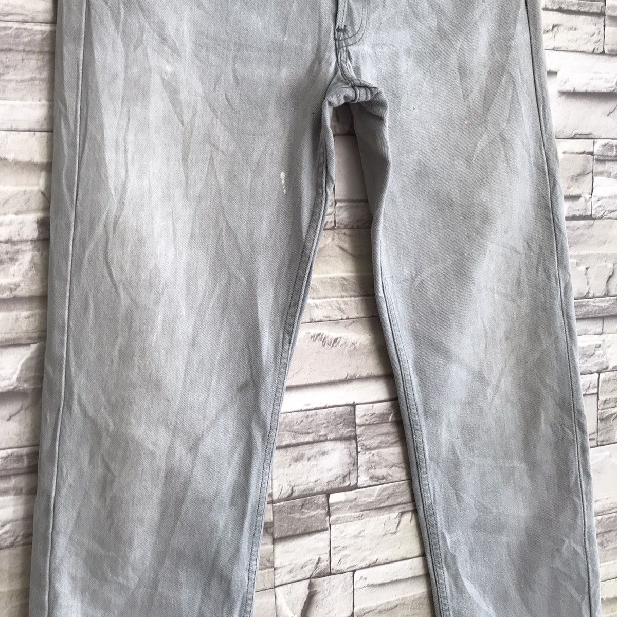 Levi's Vintage 80s Levis 501 Distressed Silver Faded Made in USA Size US 28 / EU 44 - 5 Thumbnail