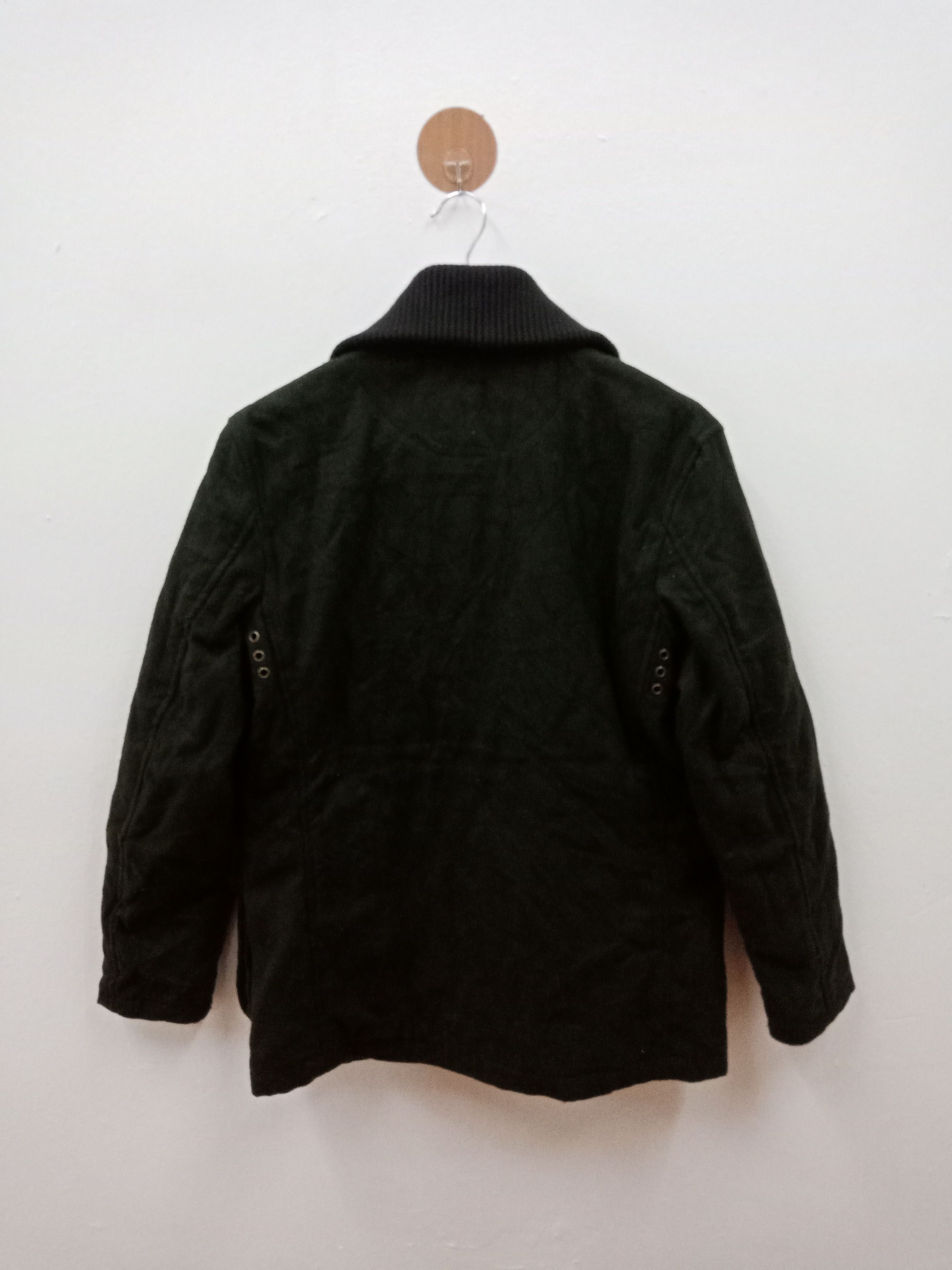 Japanese Brand J.W.Anderson Uniqlo Dark Green Wool Size US M / EU 48-50 / 2 - 2 Thumbnail