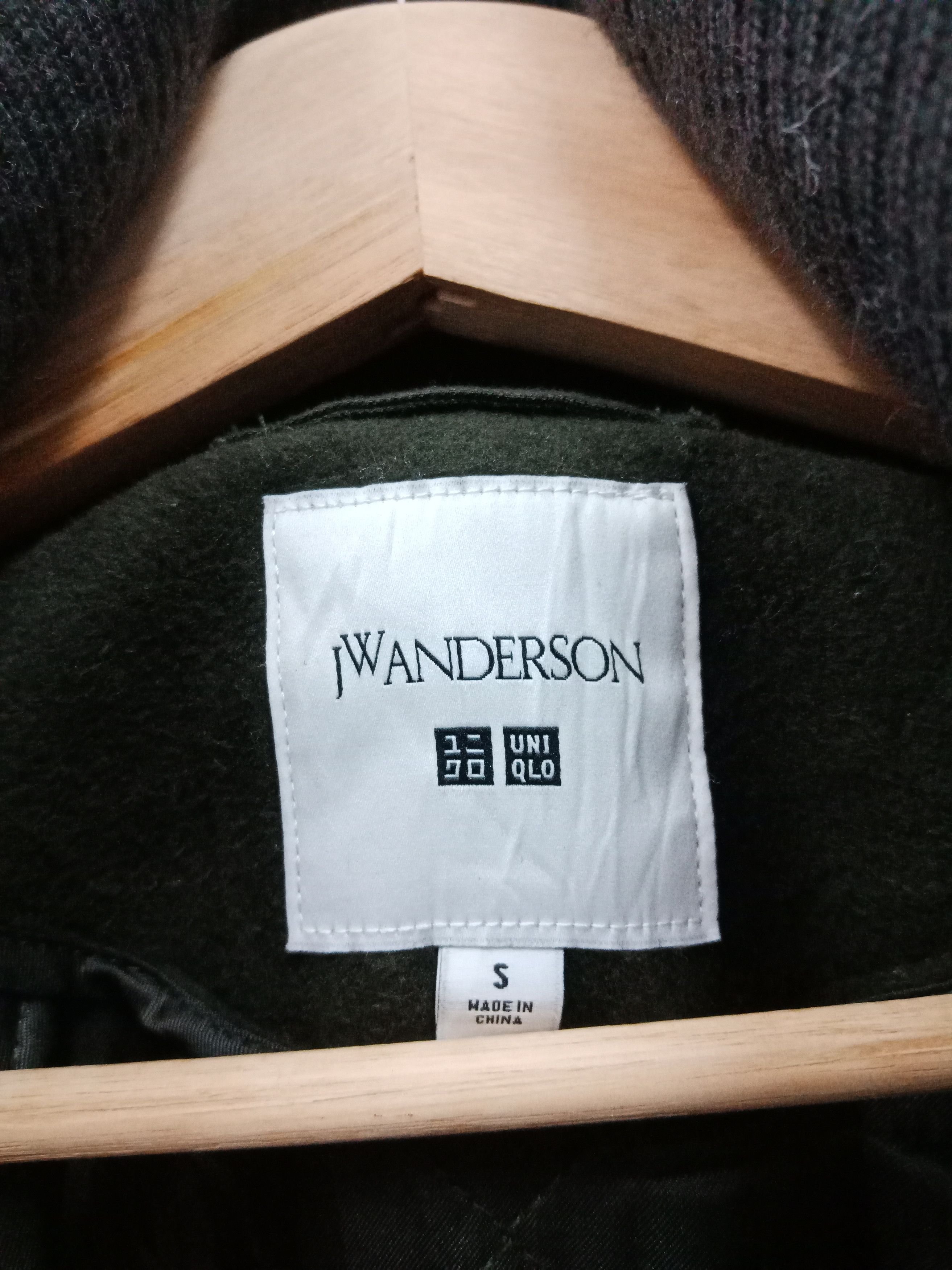Japanese Brand J.W.Anderson Uniqlo Dark Green Wool Size US M / EU 48-50 / 2 - 9 Thumbnail