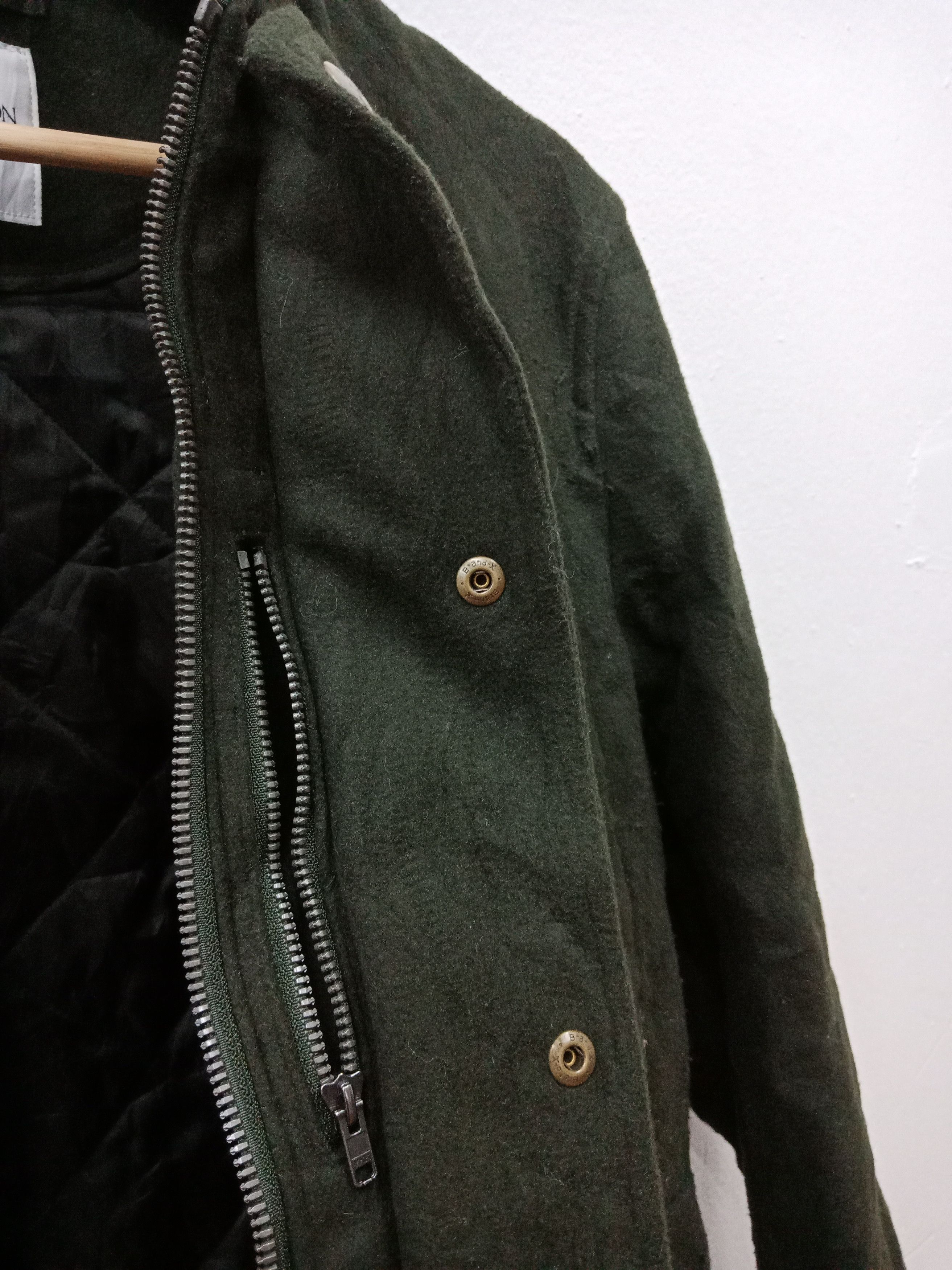 Japanese Brand J.W.Anderson Uniqlo Dark Green Wool Size US M / EU 48-50 / 2 - 8 Thumbnail