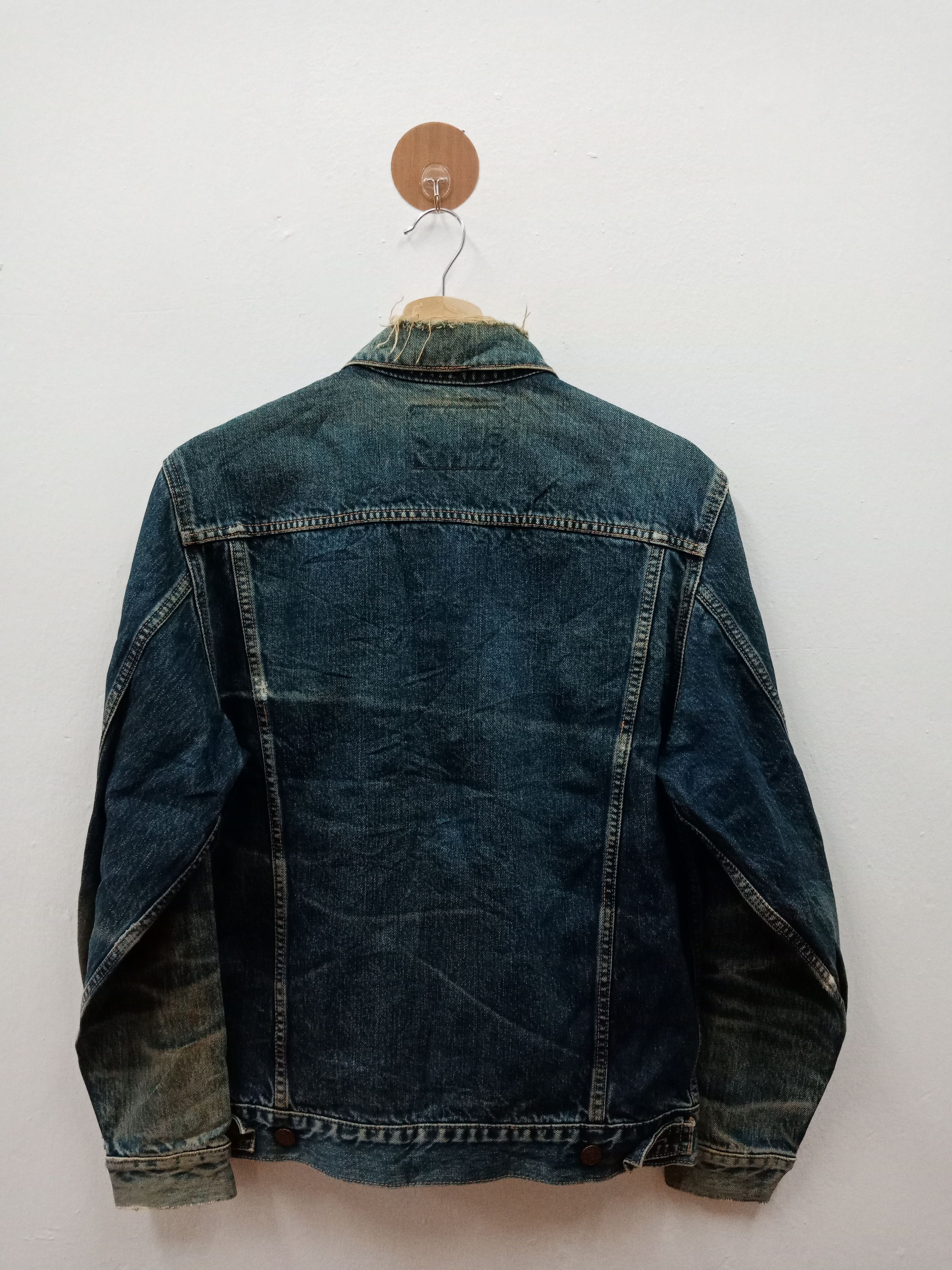 Edwin Edwin Rusty Washed Blue Distressed Trucker Size US M / EU 48-50 / 2 - 2 Thumbnail