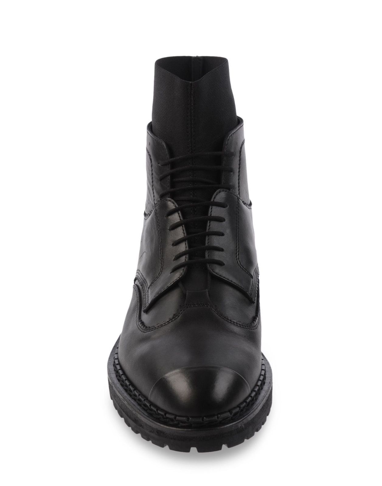 靴 KRIS VAN ASSCHE LEATHER ANKLE BOOTS KRIS VAN ASSCHE Size 9 Black Solid Leather Boots – Sui
