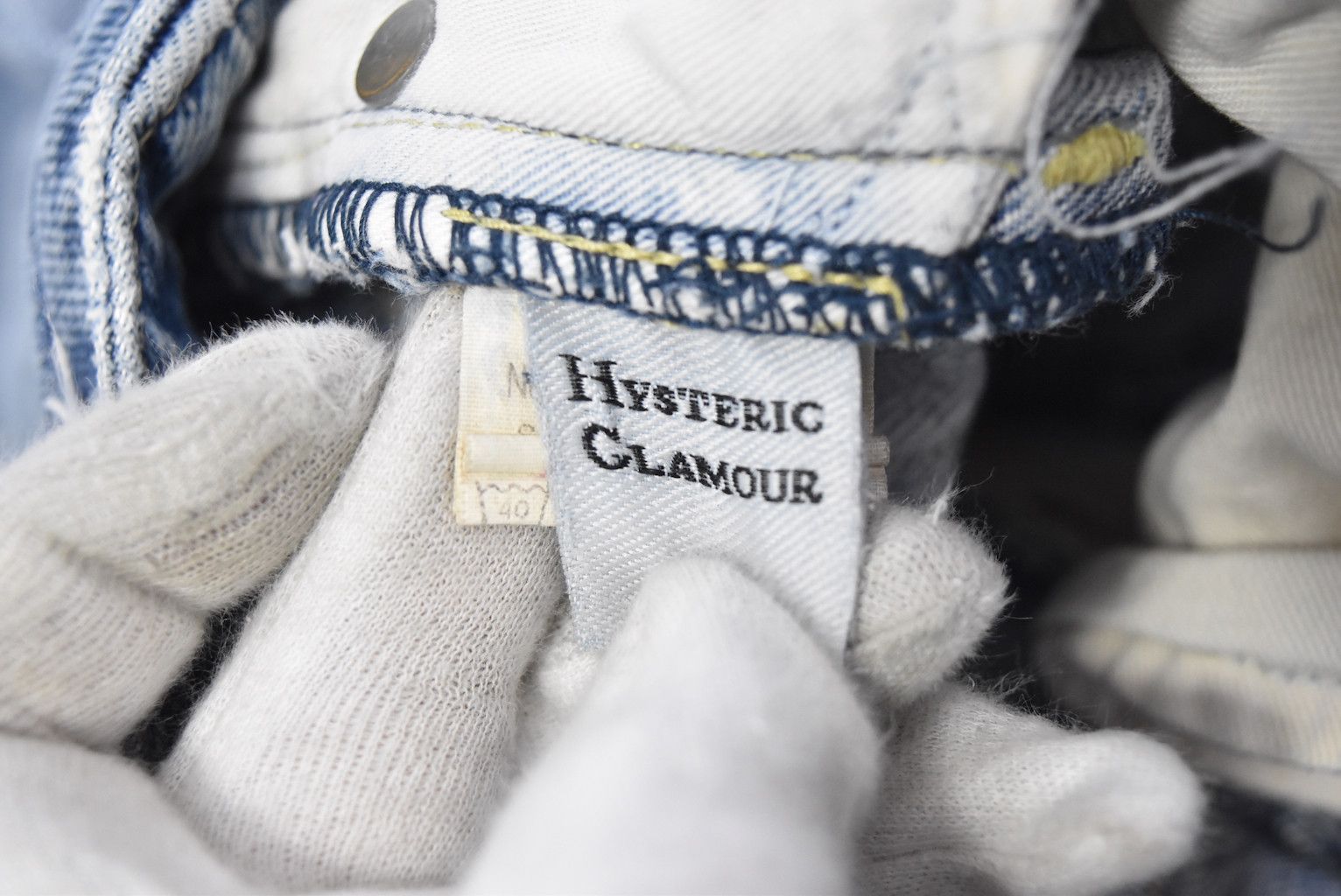 Hysteric Glamour HYSTERIC GLAMOUR/damaged denim pants/22236 - 0420 72.8 Size US 28 / EU 44 - 4 Thumbnail