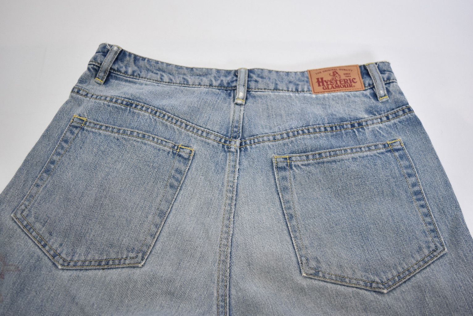 Hysteric Glamour HYSTERIC GLAMOUR/damaged denim pants/22236 - 0420 72.8 Size US 28 / EU 44 - 14 Thumbnail