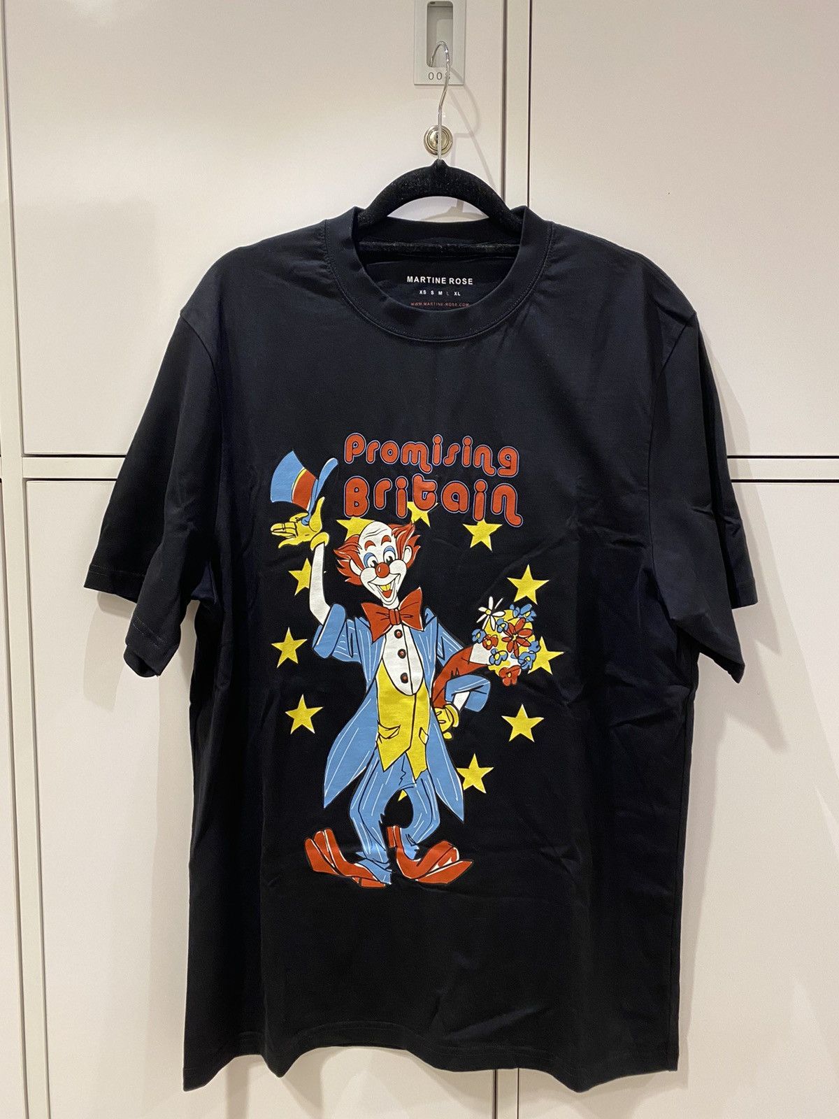 Martine Rose Martine Rose Clown Black tee Size US L / EU 52-54 / 3 - 1 Thumbnail