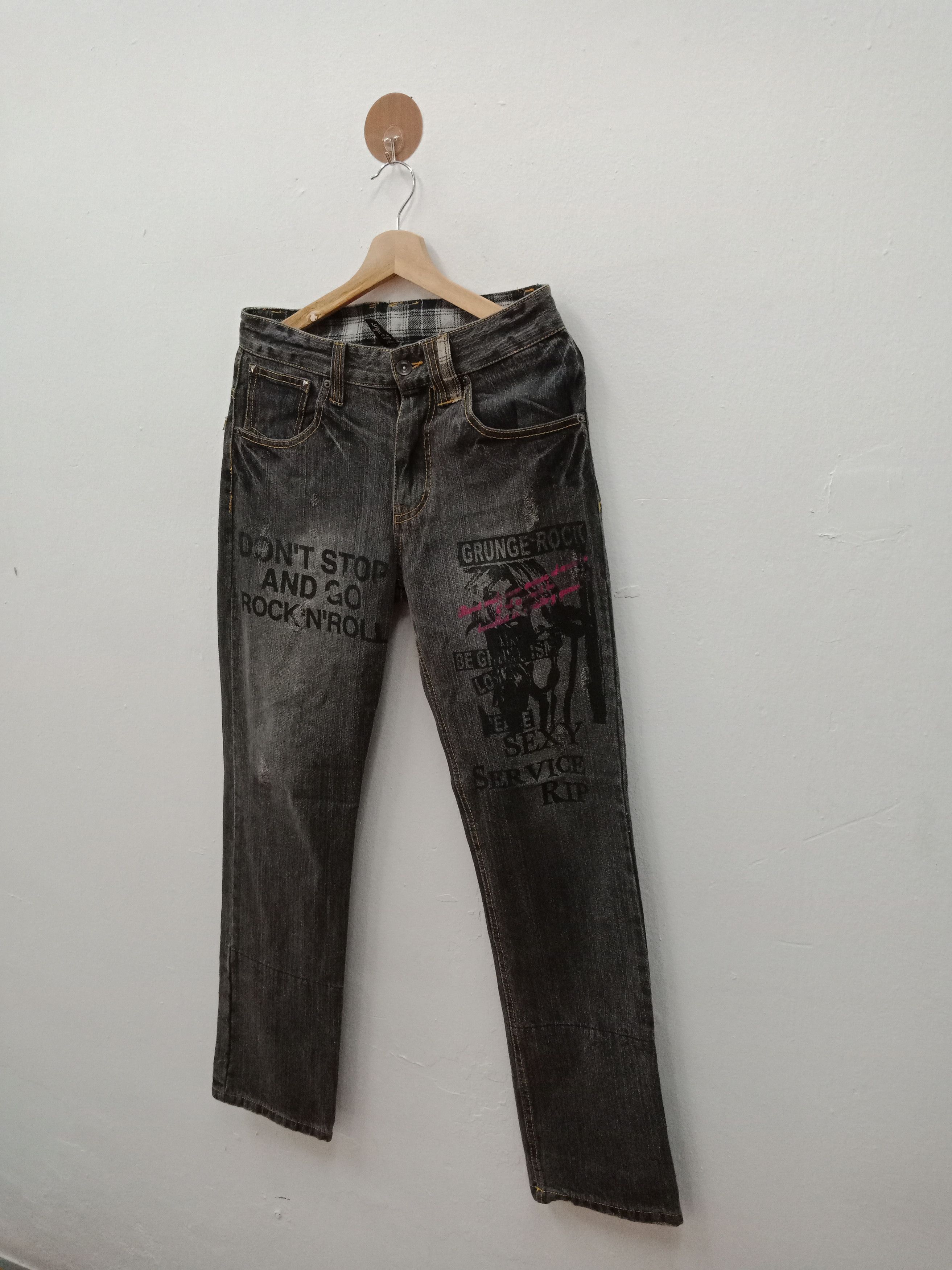 In The Attic Clone DerGro Distressed Naked Lady Rock 'N' Roll Size US 31 - 3 Thumbnail