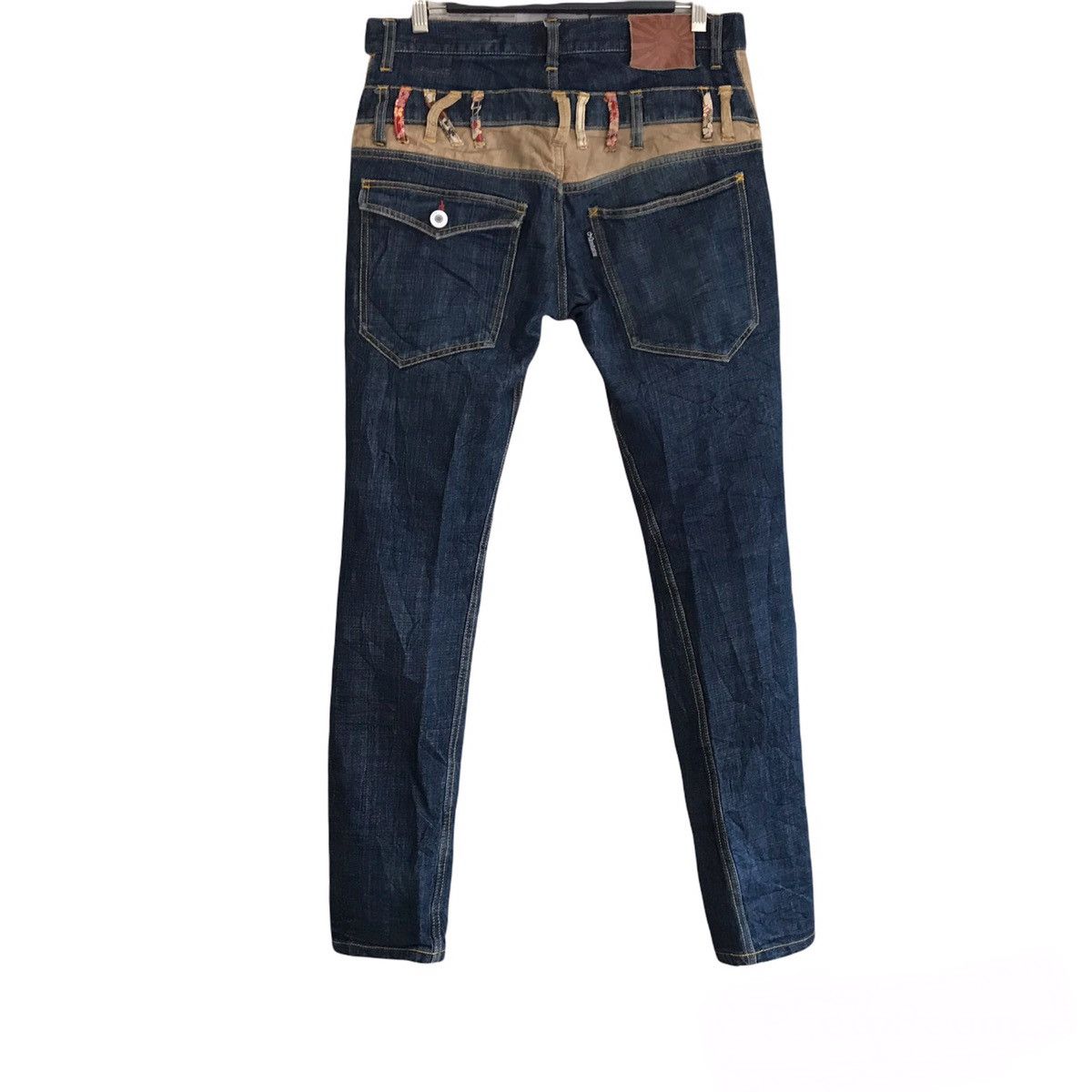 Japanese Brand Japanese Brand NAMITATSU Denim Hybrid Double Waist Size US 33 - 3 Thumbnail