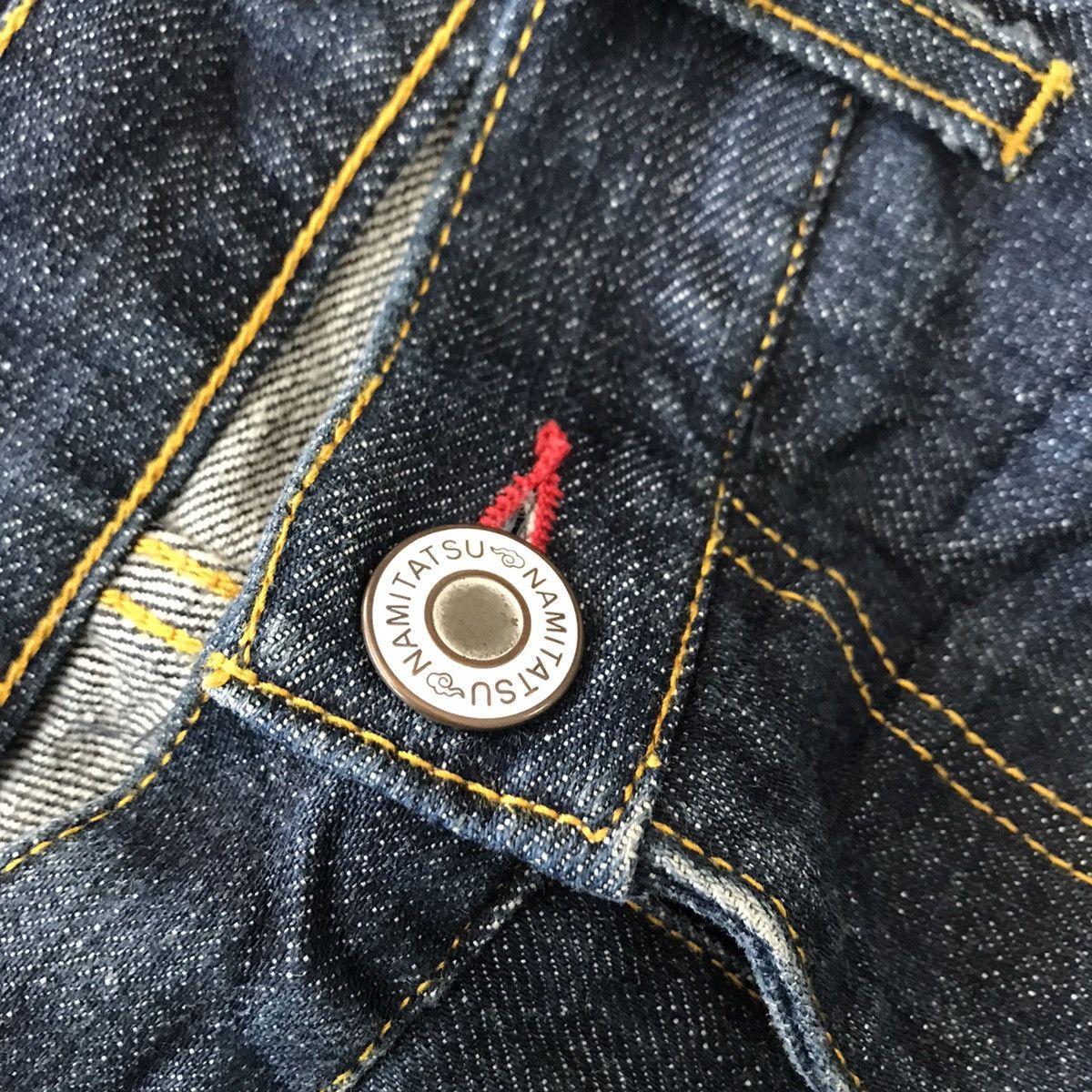 Japanese Brand Japanese Brand NAMITATSU Denim Hybrid Double Waist Size US 33 - 15 Thumbnail