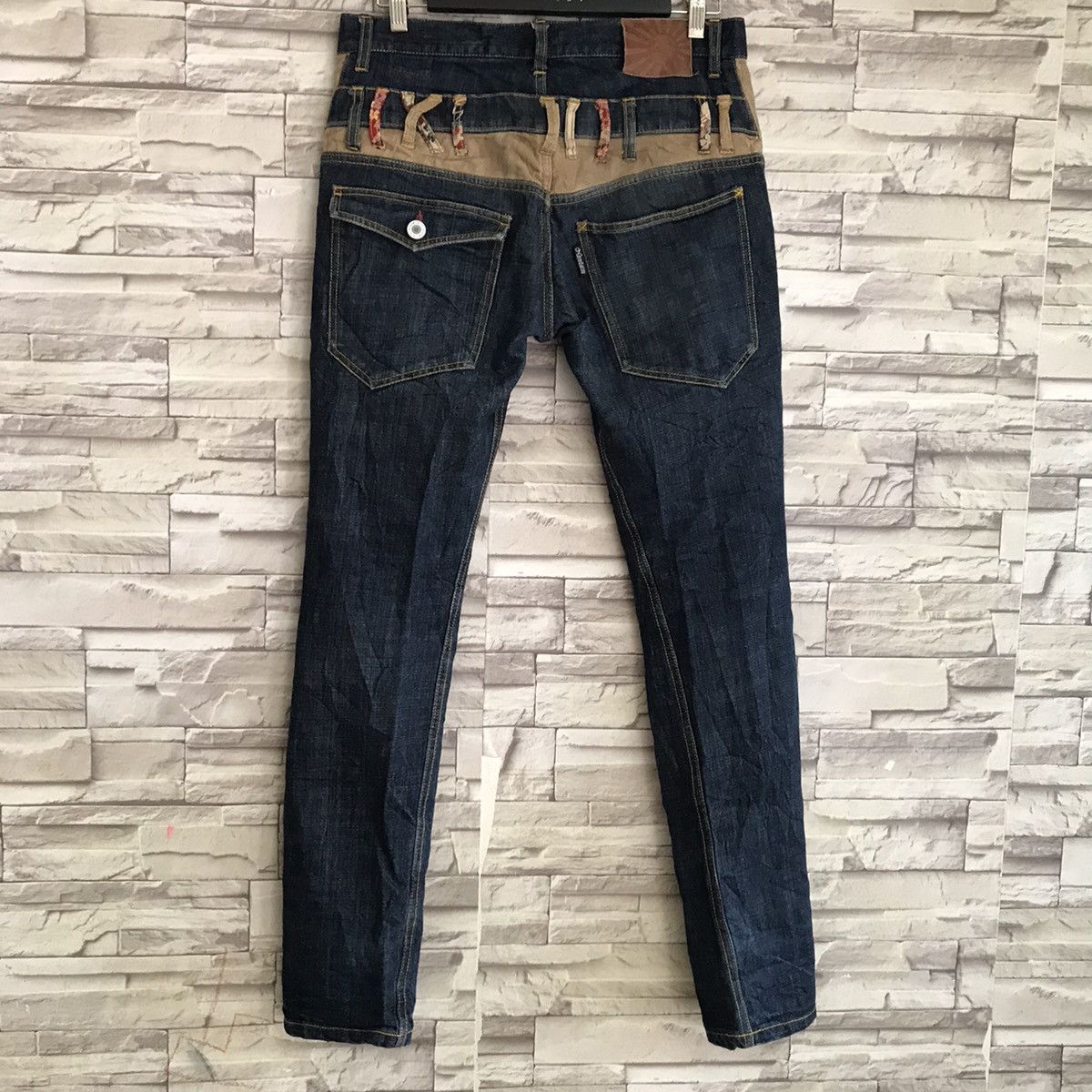 Japanese Brand Japanese Brand NAMITATSU Denim Hybrid Double Waist Size US 33 - 9 Thumbnail