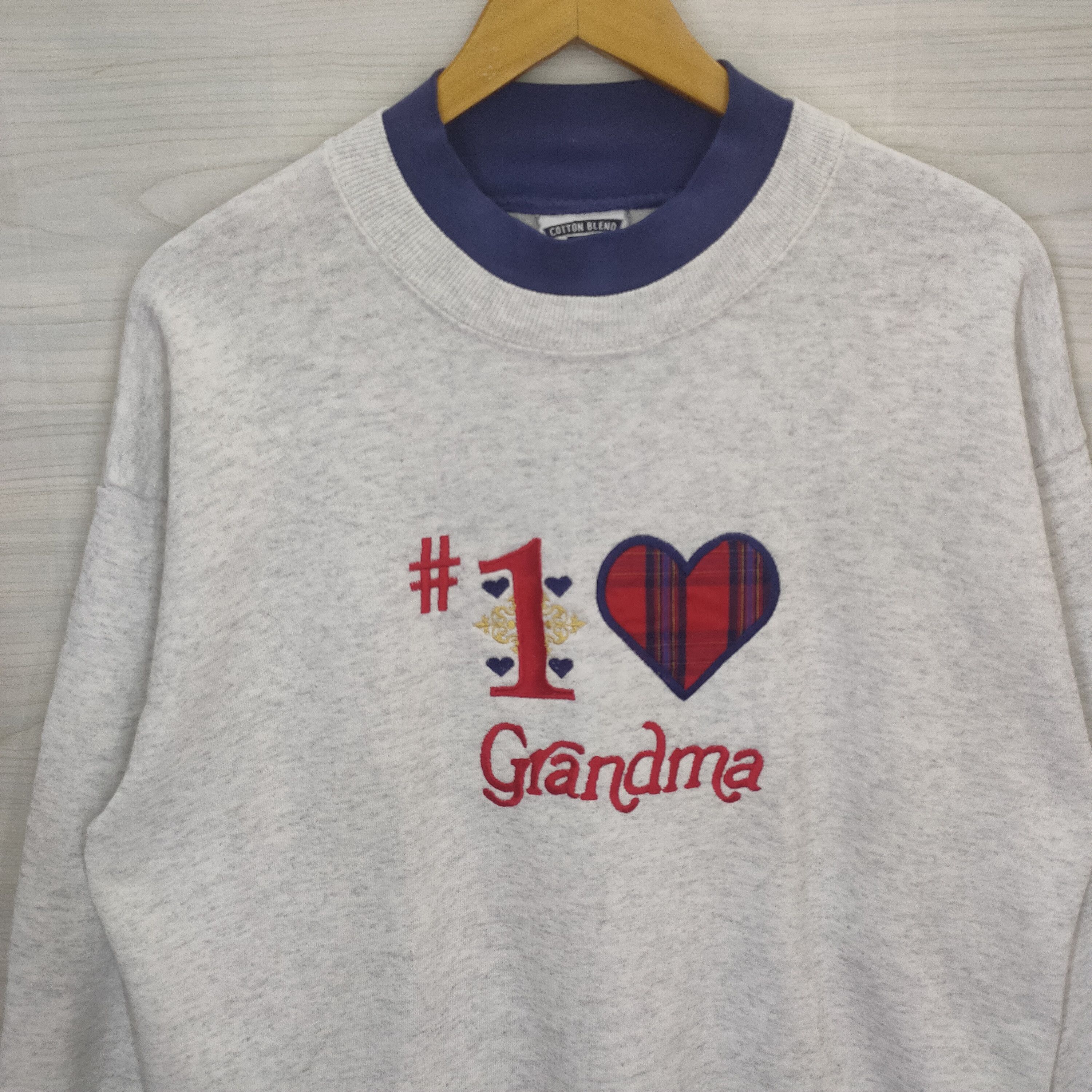 Lee LEE 90s I Love Grandma Crewneck Sweatshirt Size US L / EU 52-54 / 3 - 3 Thumbnail