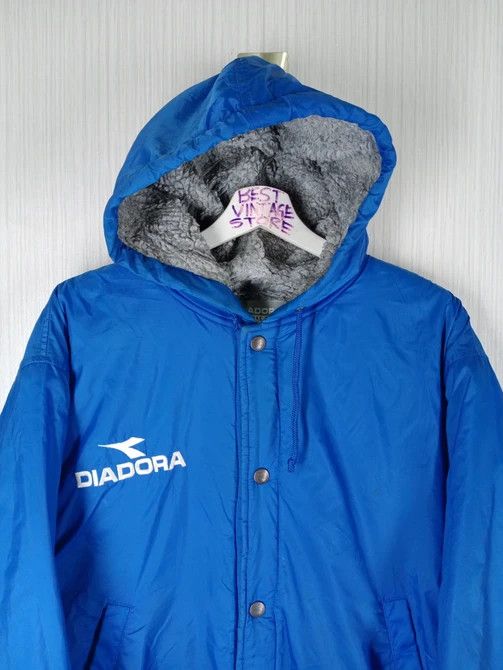 Diadora × Vintage Rare Vintage Diadora 90s Winter Long Jacket Size US L / EU 52-54 / 3 - 5 Thumbnail