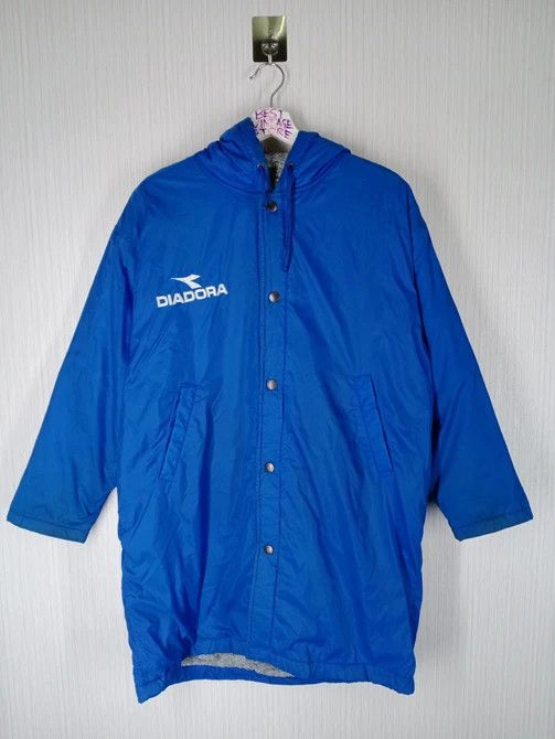 Diadora × Vintage Rare Vintage Diadora 90s Winter Long Jacket Size US L / EU 52-54 / 3 - 2 Thumbnail