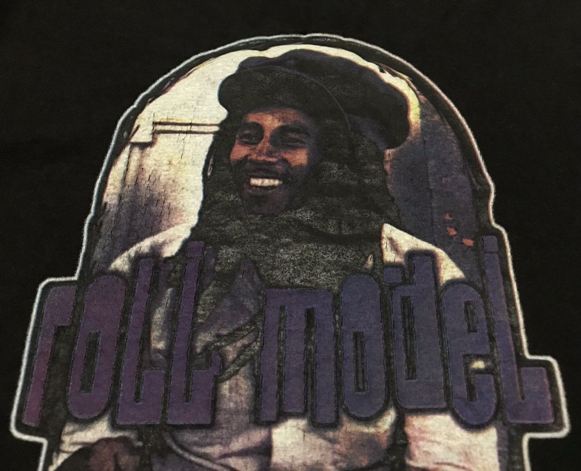 Band Tees × Bob Marley × Vintage Vintage Bob Marley “Roll Model” Tshirt Size US L / EU 52-54 / 3 - 3 Thumbnail