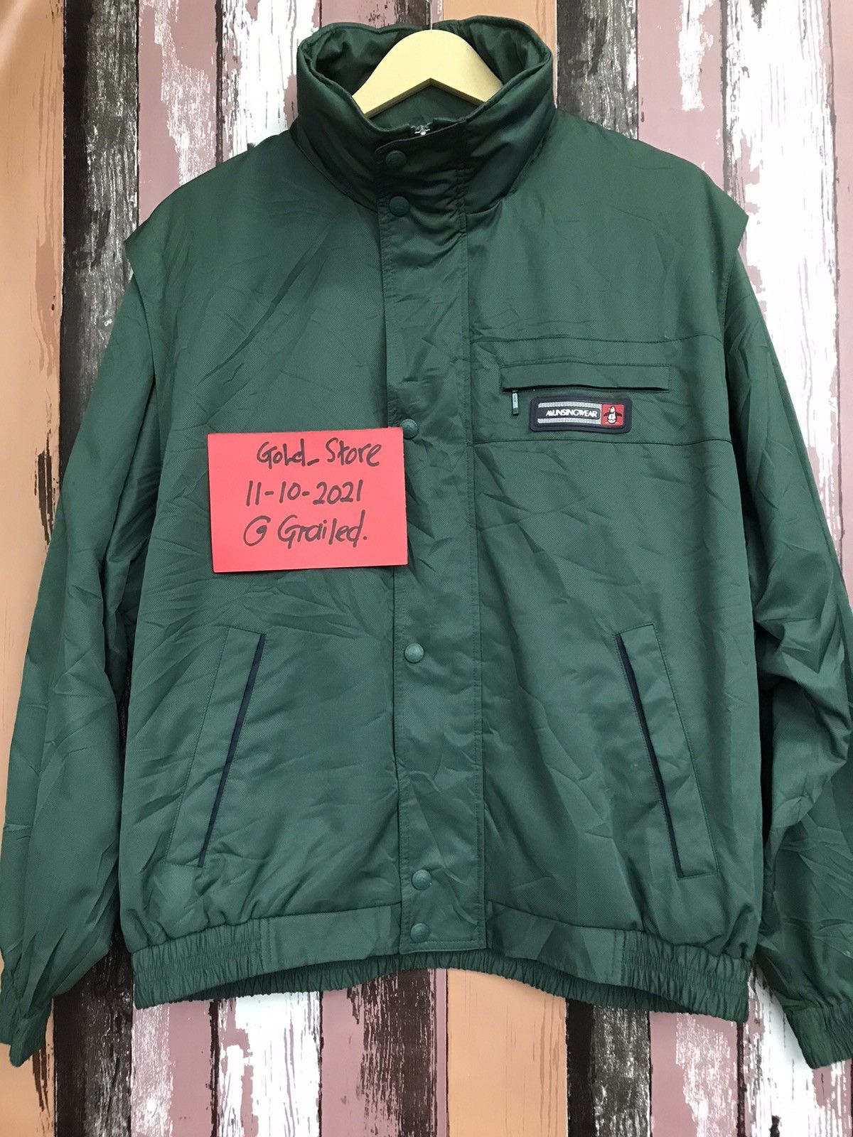 Munsingwear grand slam light jacket hoodie