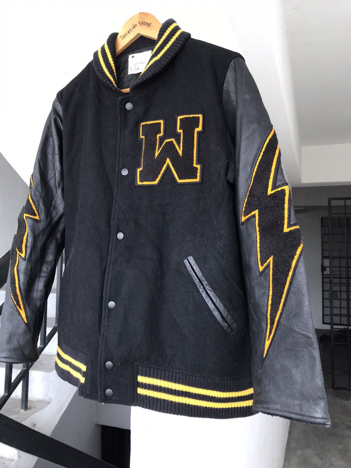 20471120 × Beauty Beast × WHIZ LIMITED AW05 Lightning Varsity Jacket from Whiz Limited Size US L / EU 52-54 / 3 - 7 Thumbnail