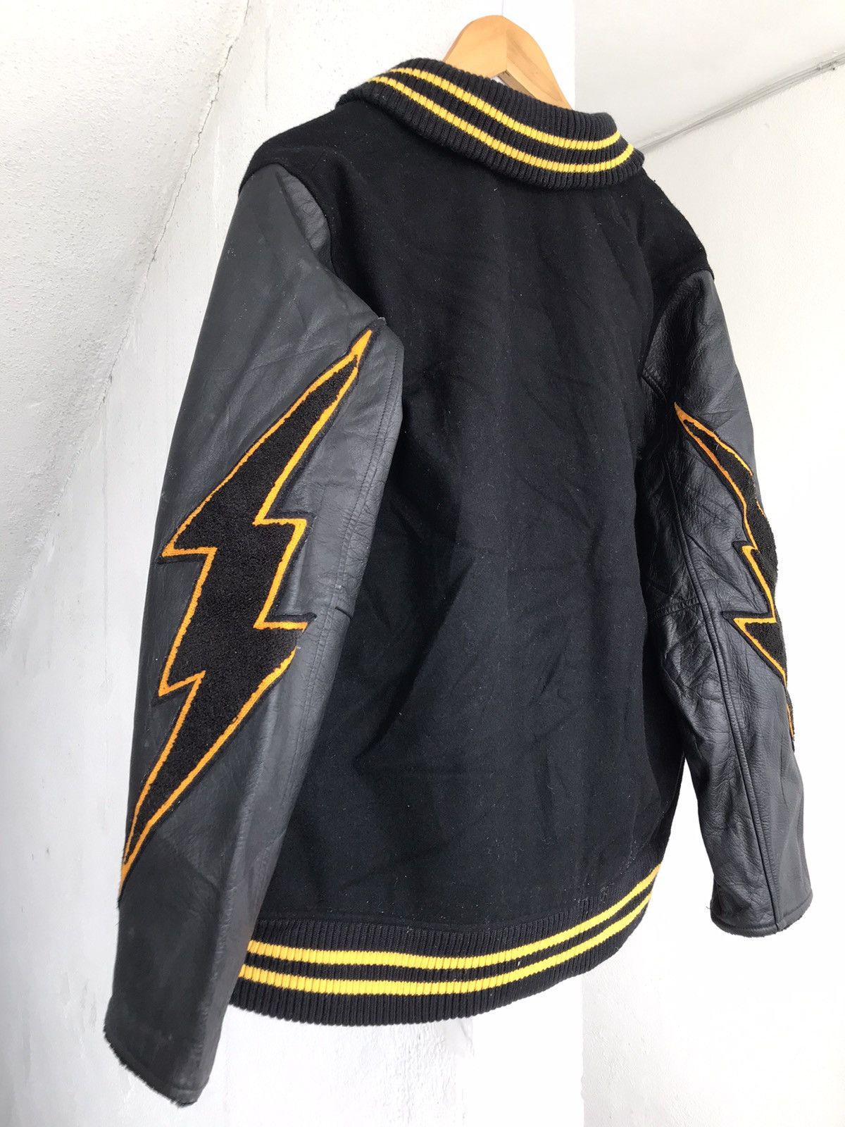 20471120 × Beauty Beast × WHIZ LIMITED AW05 Lightning Varsity Jacket from Whiz Limited Size US L / EU 52-54 / 3 - 14 Thumbnail