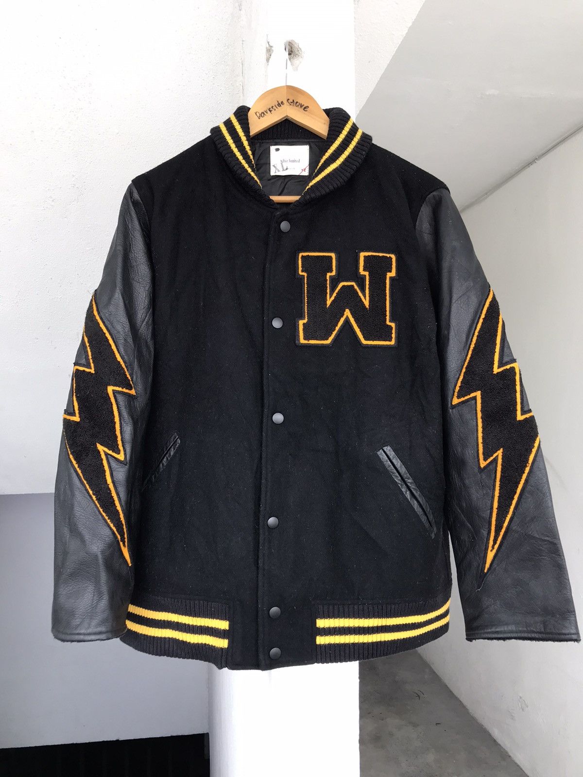 20471120 × Beauty Beast × WHIZ LIMITED AW05 Lightning Varsity Jacket from Whiz Limited Size US L / EU 52-54 / 3 - 9 Thumbnail