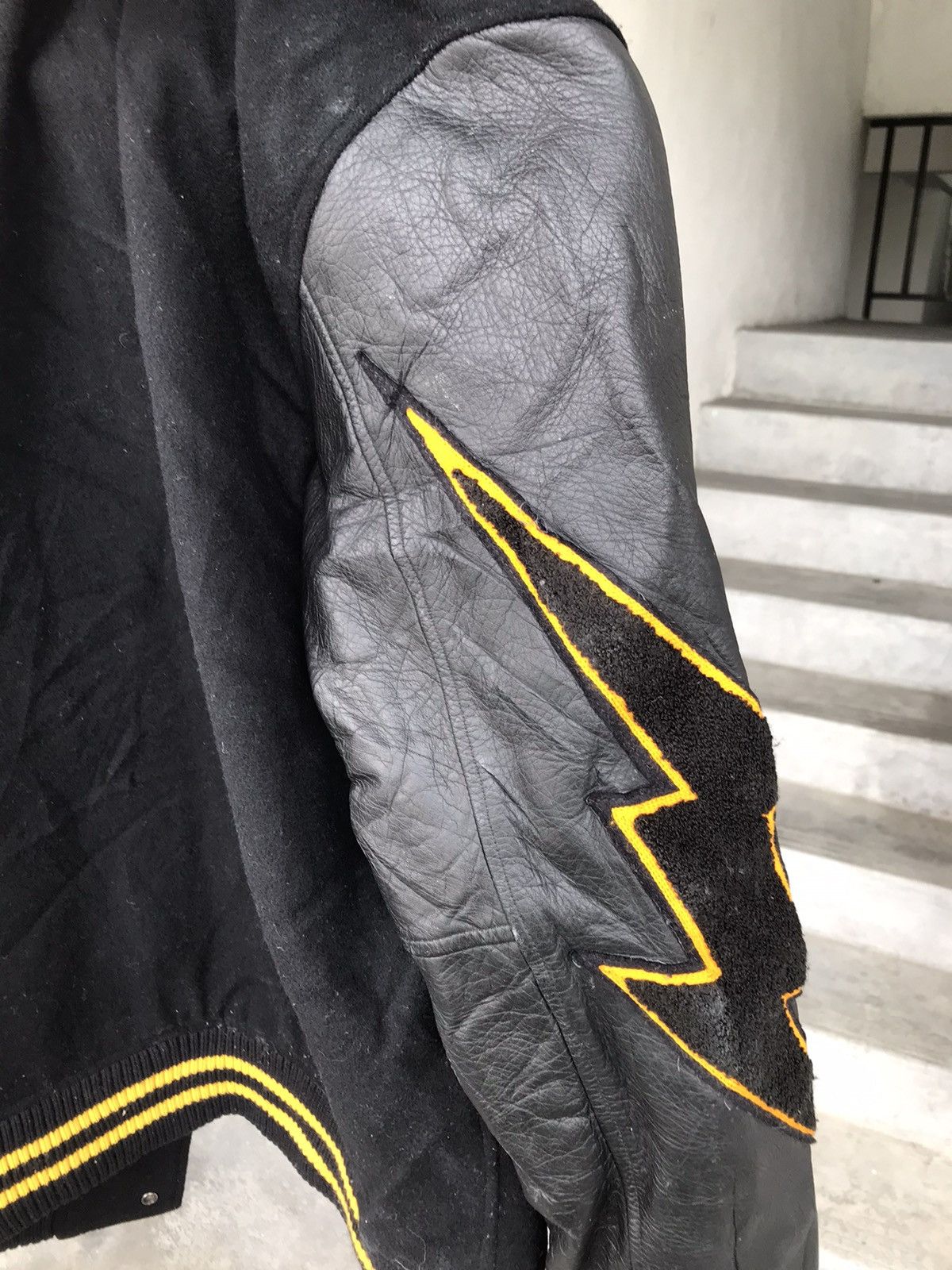 20471120 × Beauty Beast × WHIZ LIMITED AW05 Lightning Varsity Jacket from Whiz Limited Size US L / EU 52-54 / 3 - 17 Thumbnail