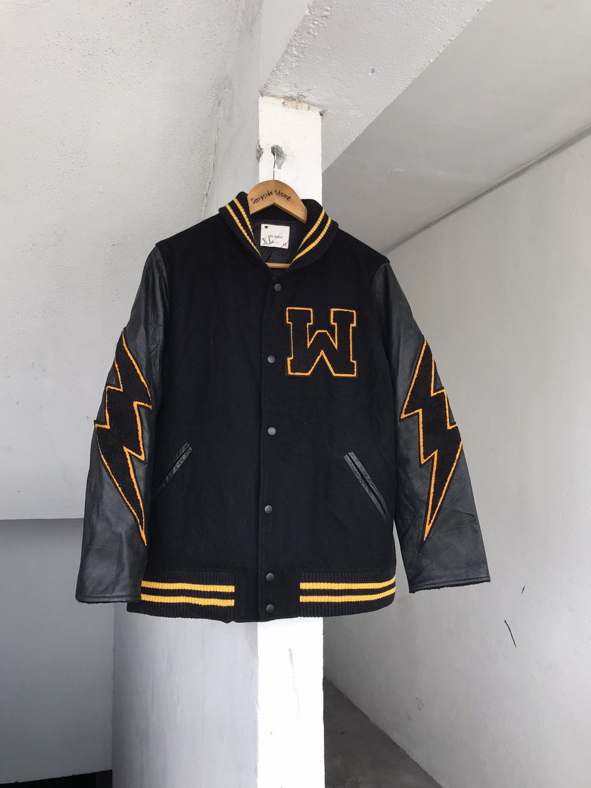 20471120 × Beauty Beast × WHIZ LIMITED AW05 Lightning Varsity Jacket from Whiz Limited Size US L / EU 52-54 / 3 - 4 Thumbnail