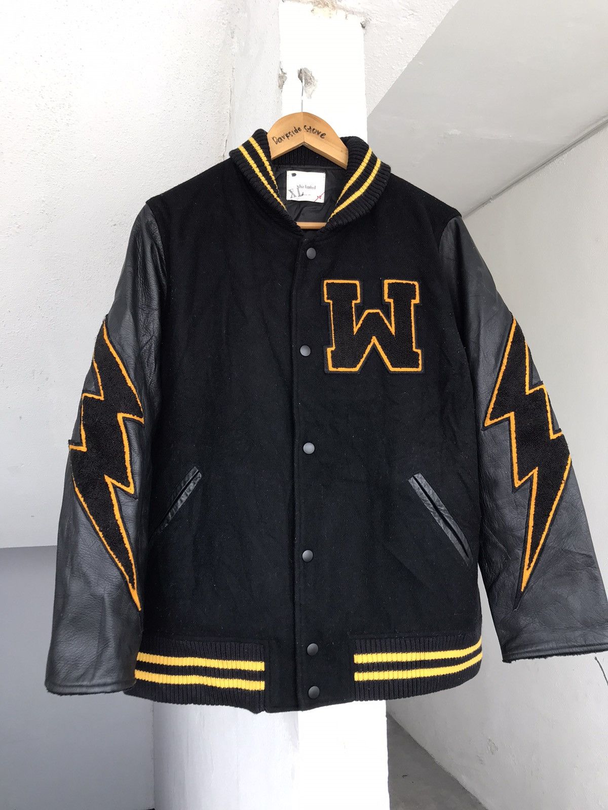 20471120 × Beauty Beast × WHIZ LIMITED AW05 Lightning Varsity Jacket from Whiz Limited Size US L / EU 52-54 / 3 - 3 Thumbnail